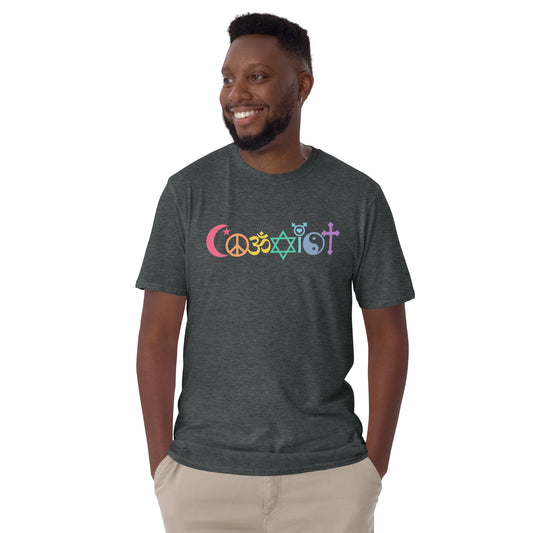 Coexist Rainbow Short-Sleeve Unisex T-Shirt