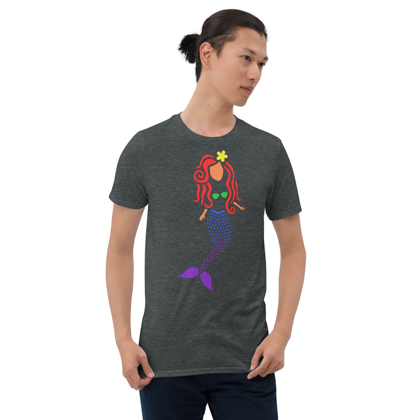 Rainbow Mermaid Short-Sleeve Unisex T-Shirt