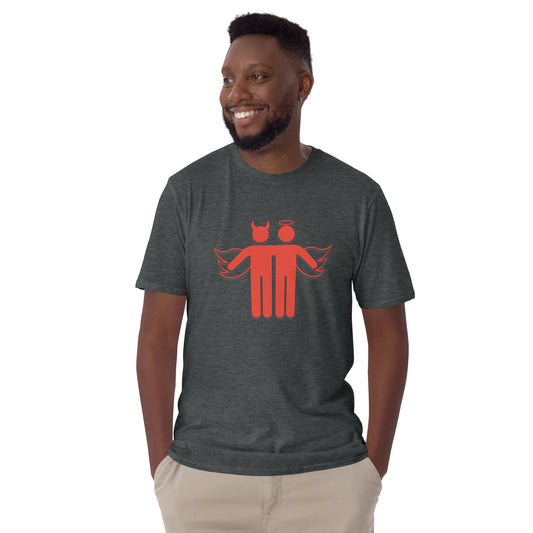 Devil & Angel Short-Sleeve Unisex T-Shirt