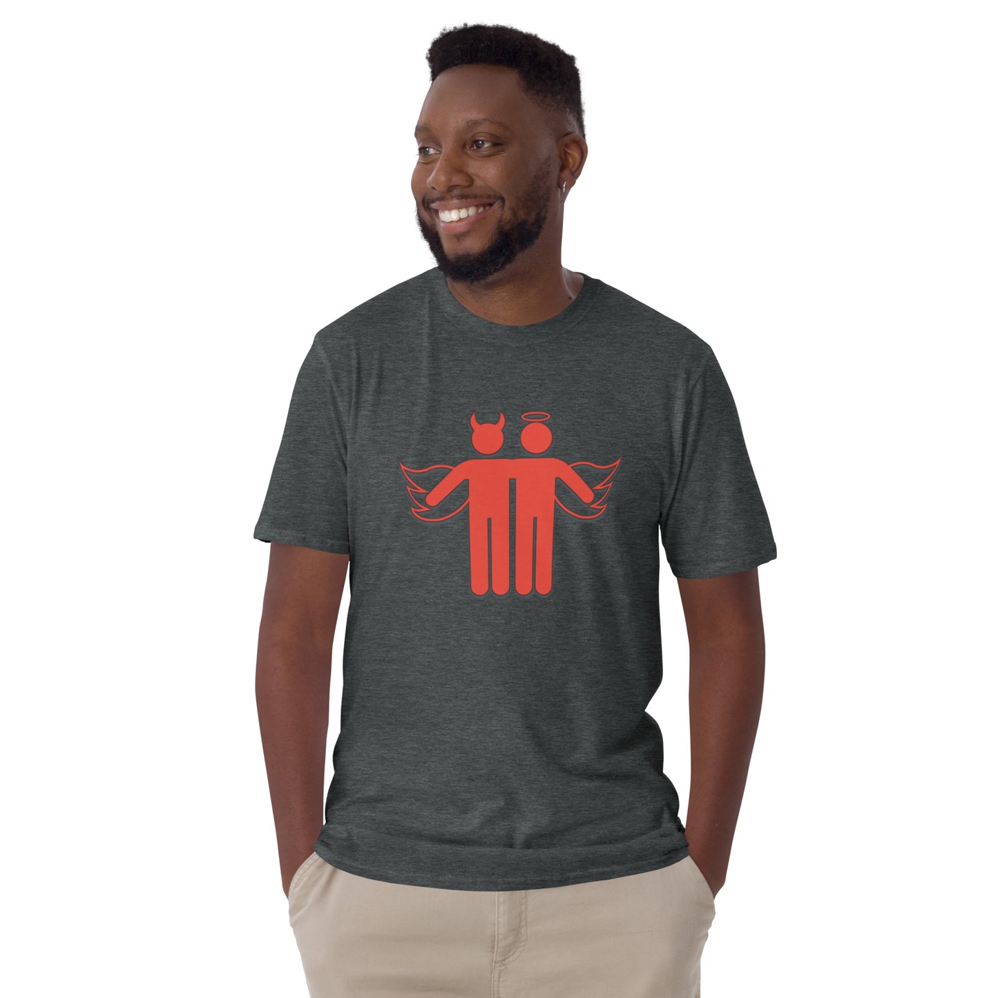 Devil & Angel Short-Sleeve Unisex T-Shirt