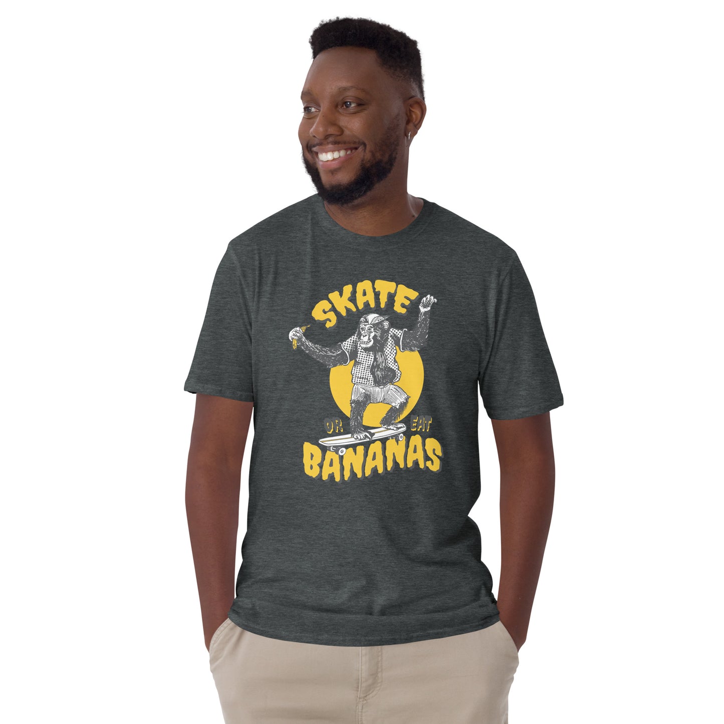 Skate Or Eat Bananas Short-Sleeve Unisex T-Shirt