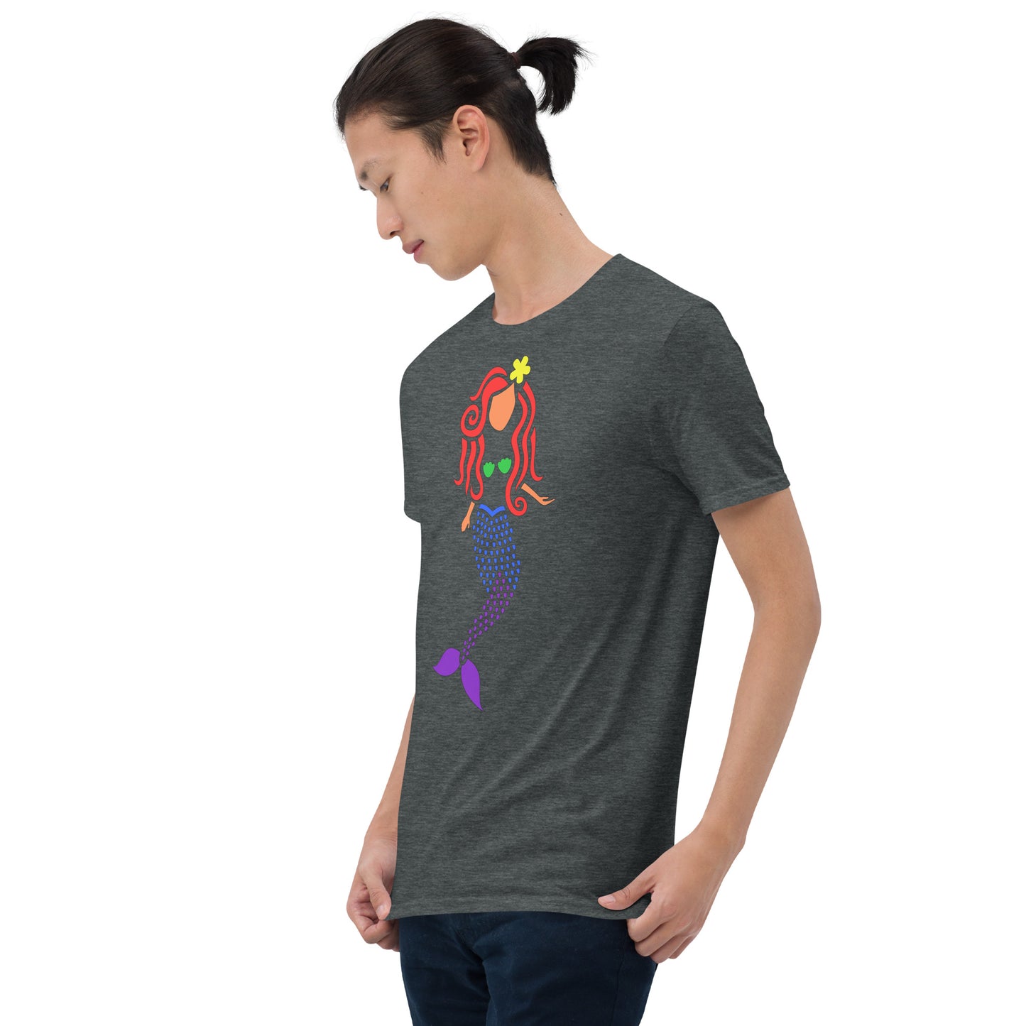 Rainbow Mermaid Short-Sleeve Unisex T-Shirt