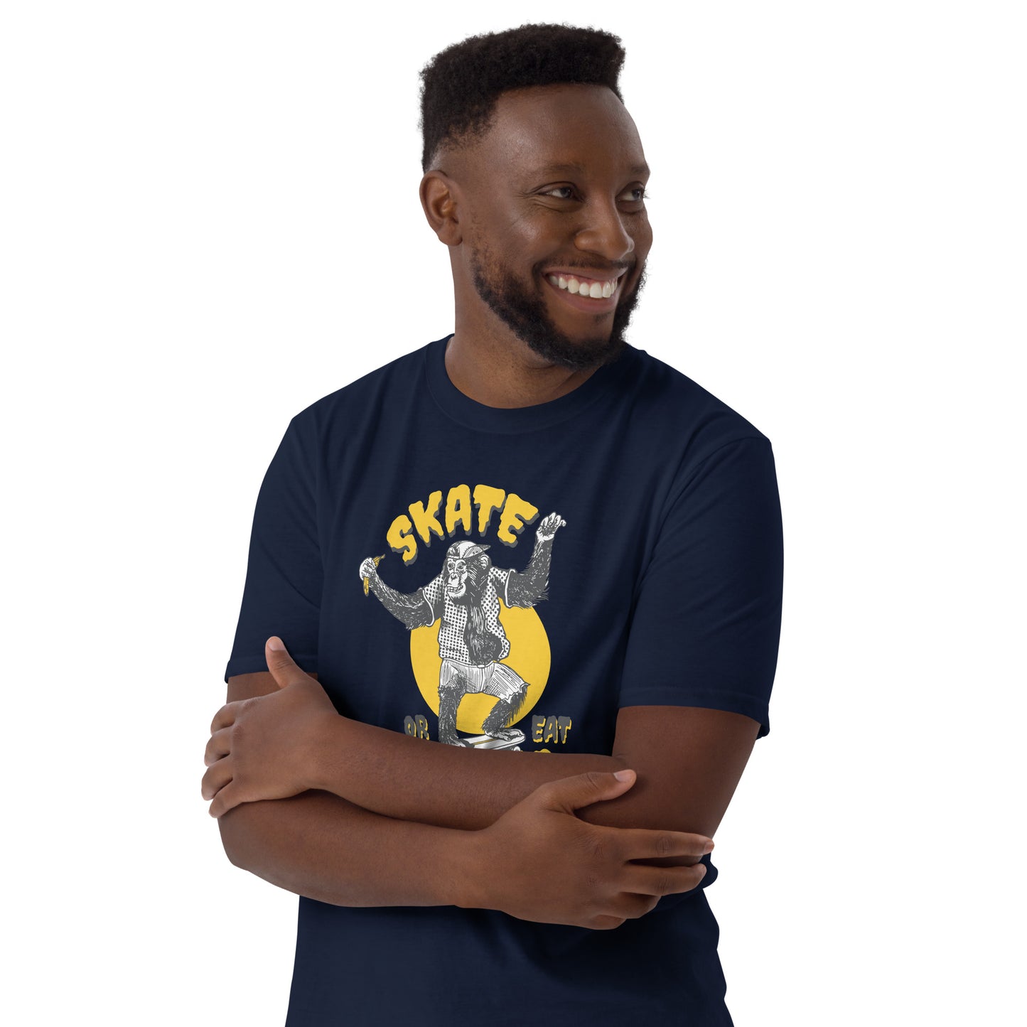 Skate Or Eat Bananas Short-Sleeve Unisex T-Shirt