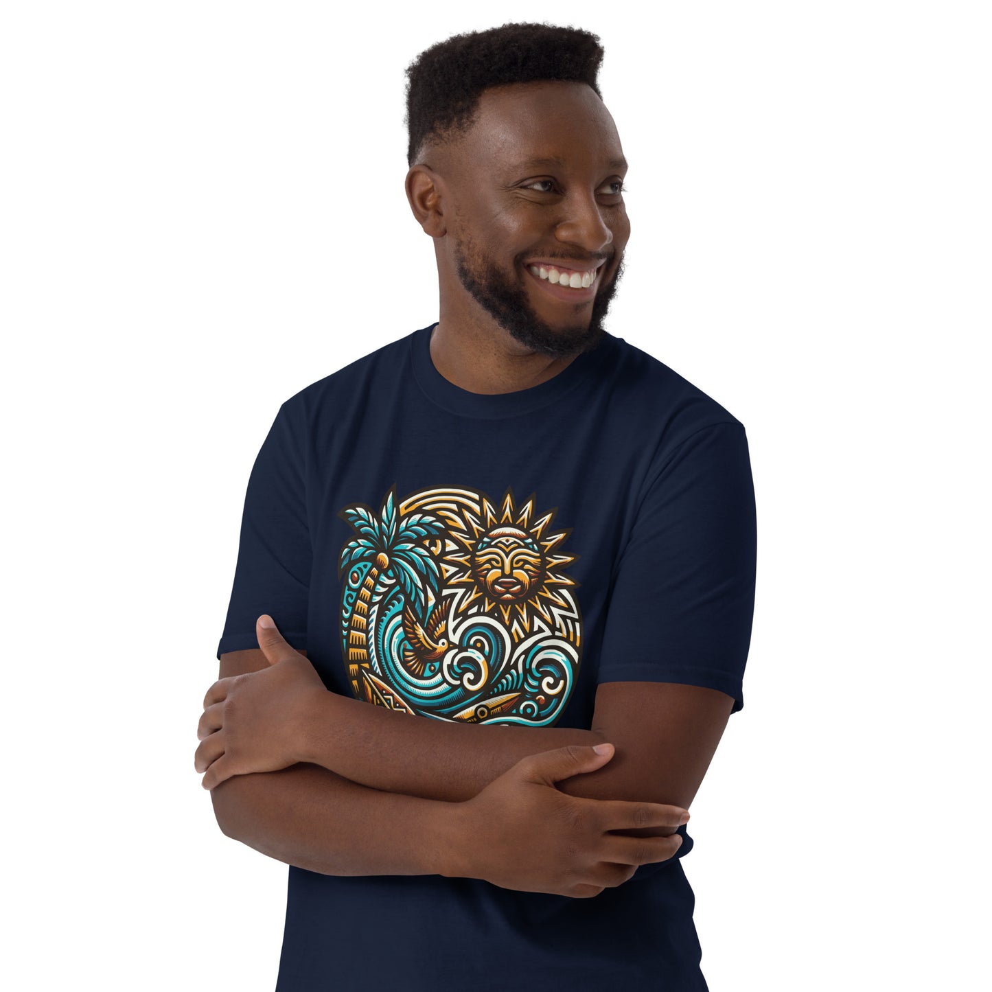 Tiki Beach Vibes Short-Sleeve Unisex T-Shirt