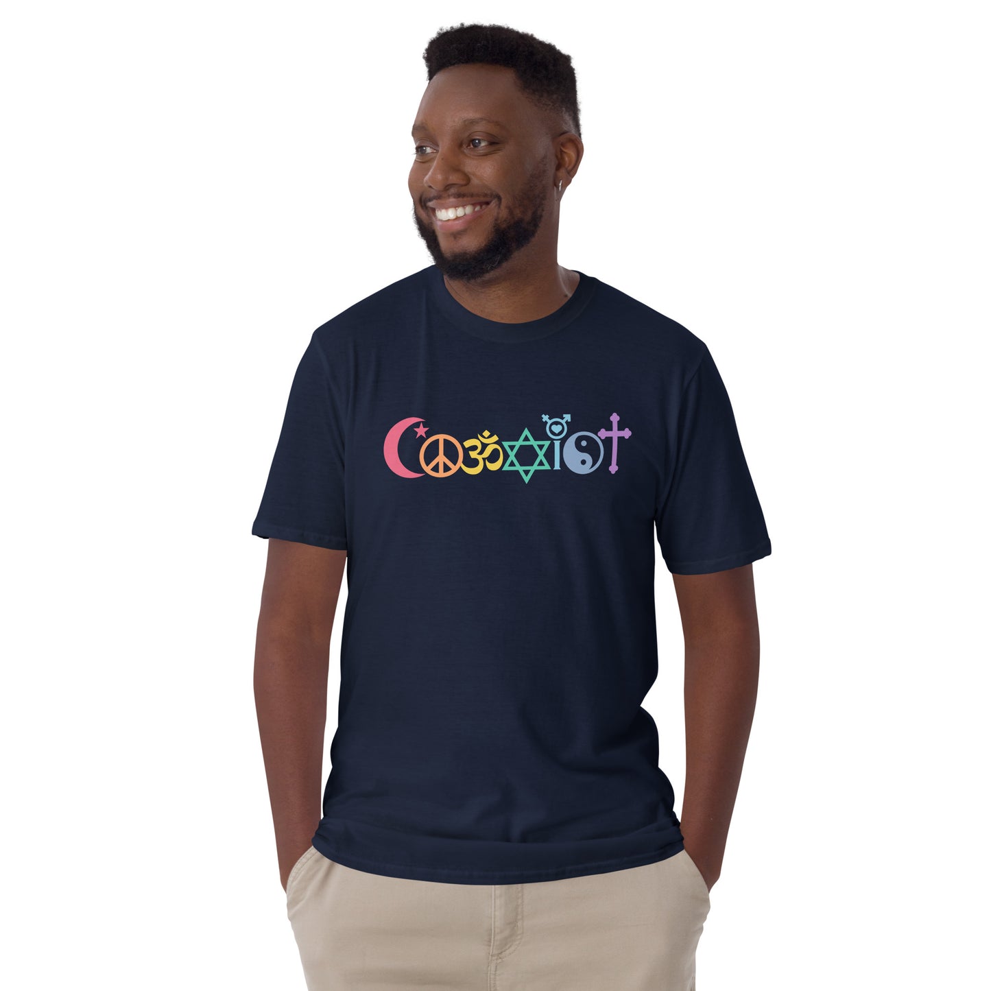 Coexist Rainbow Short-Sleeve Unisex T-Shirt