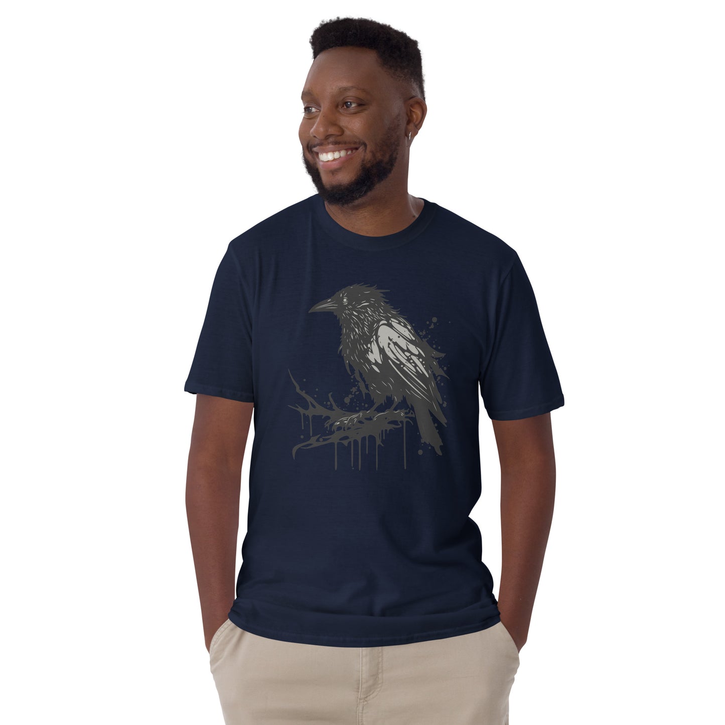 Raven Paint Splatter Short-Sleeve Unisex T-Shirt