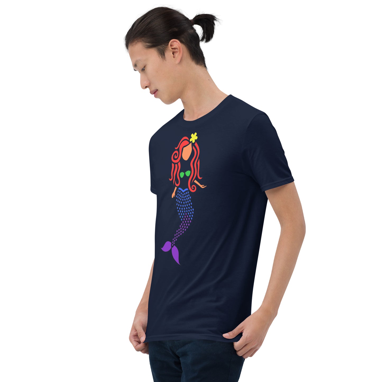 Rainbow Mermaid Short-Sleeve Unisex T-Shirt