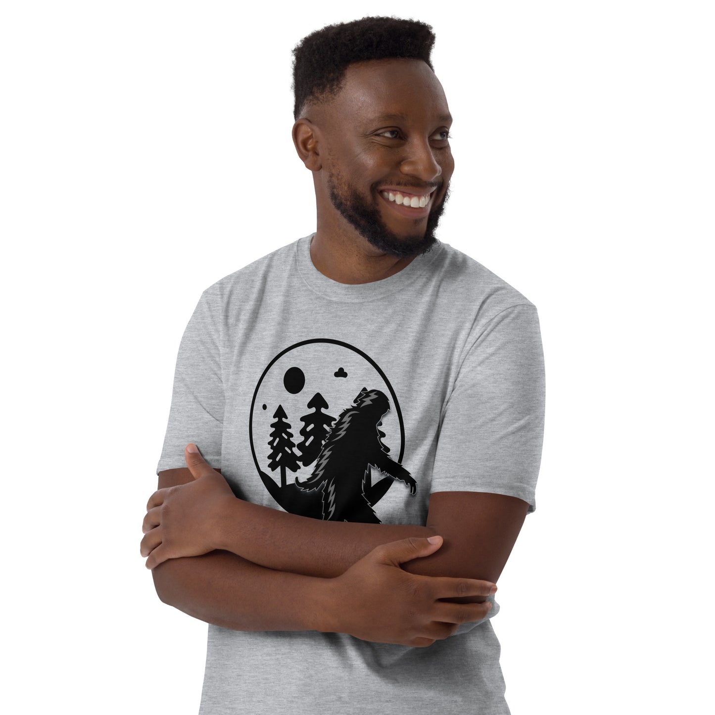 Sasquatch in the Moonlight Short-Sleeve Unisex T-Shirt