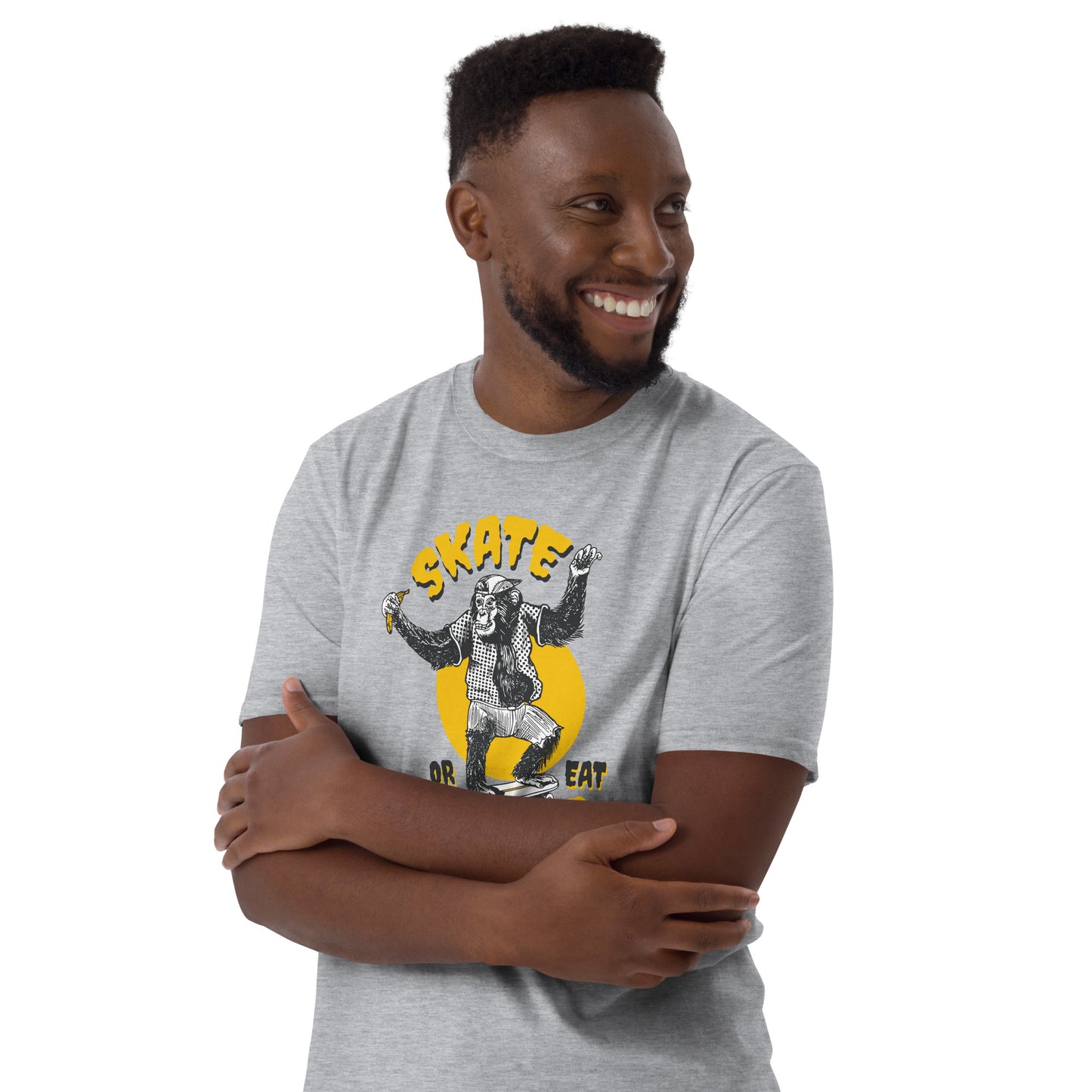 Skate Or Eat Bananas Short-Sleeve Unisex T-Shirt