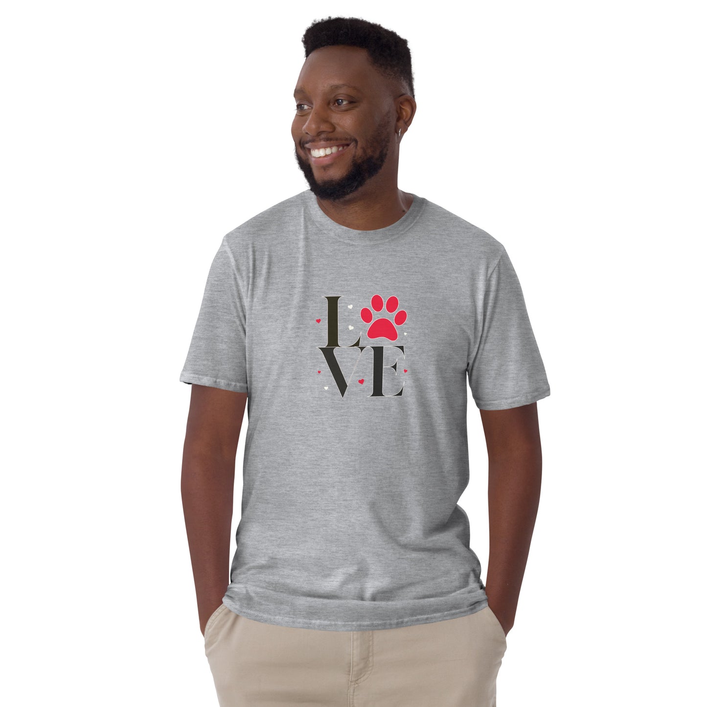 Dog Love Short-Sleeve Unisex T-Shirt