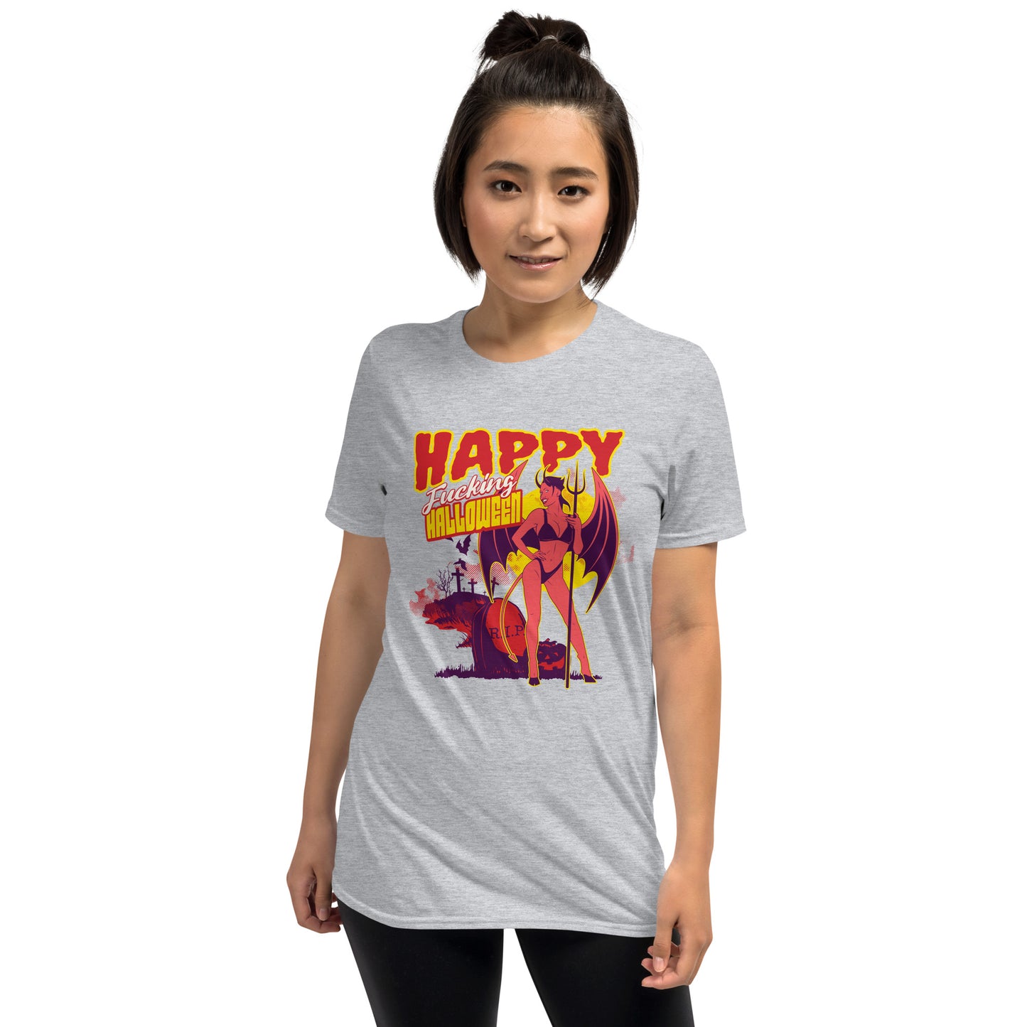 Happy F@#king Halloween Short-Sleeve Unisex T-Shirt