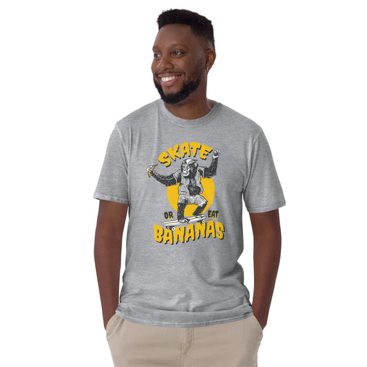 Skate Or Eat Bananas Short-Sleeve Unisex T-Shirt