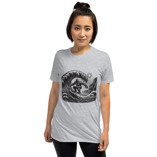 Surfing Ape Short-Sleeve Unisex T-Shirt