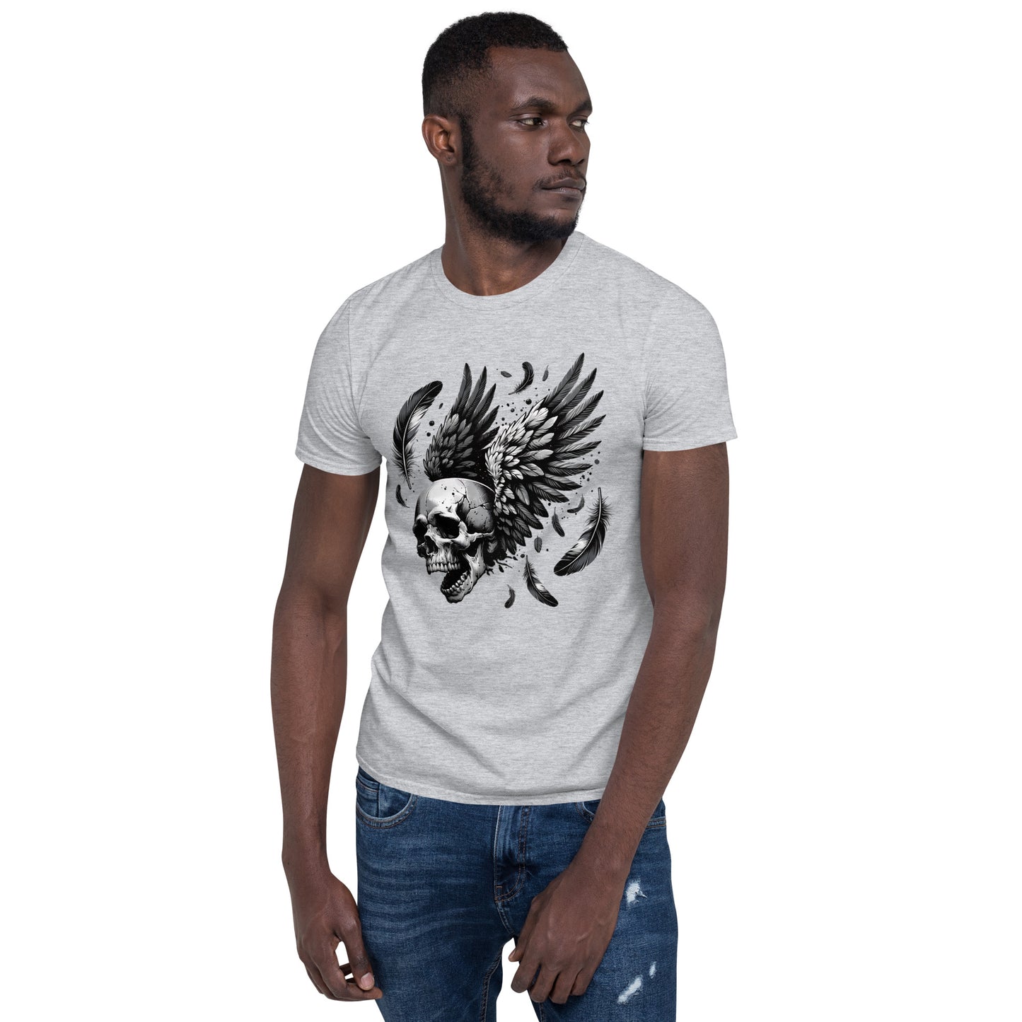 Flying Skull Short-Sleeve Unisex T-Shirt