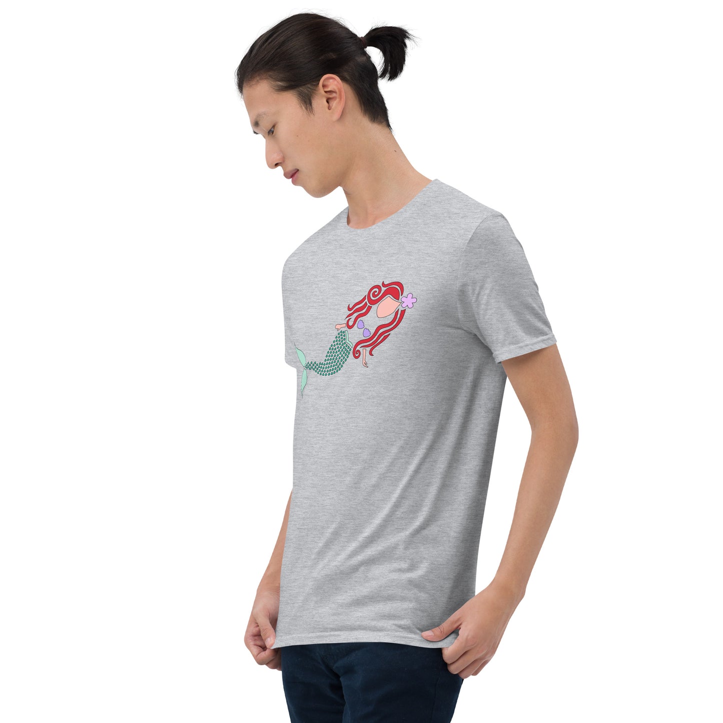 A Mermaid Under the Water Short-Sleeve Unisex T-Shirt