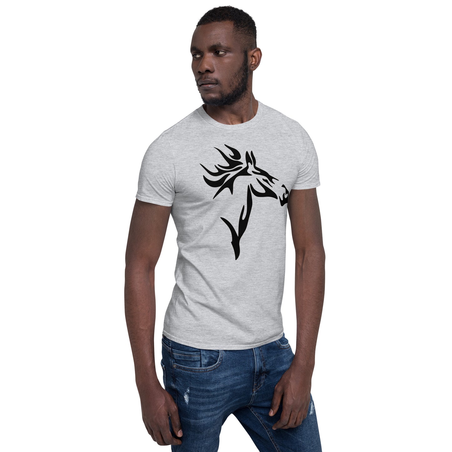 Horse with the Flaming Mane Short-Sleeve Unisex T-Shirt