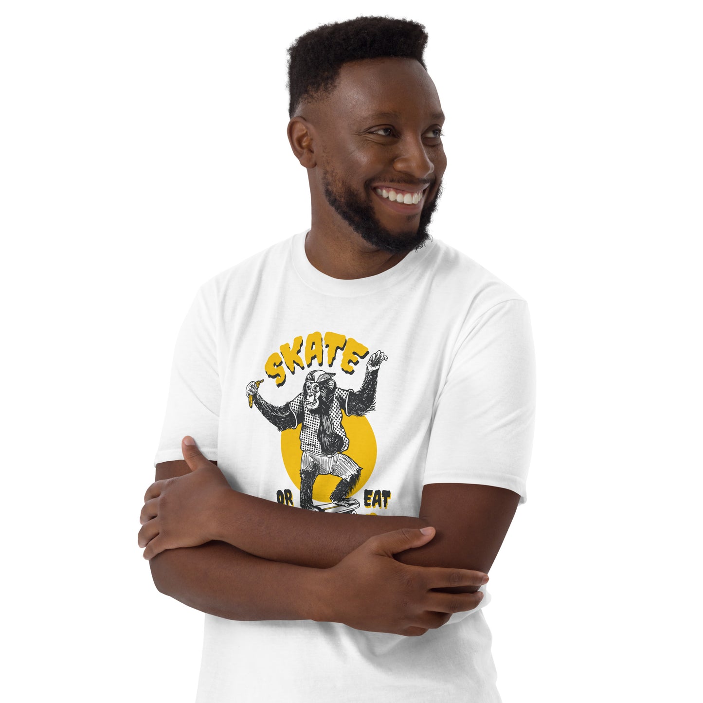 Skate Or Eat Bananas Short-Sleeve Unisex T-Shirt