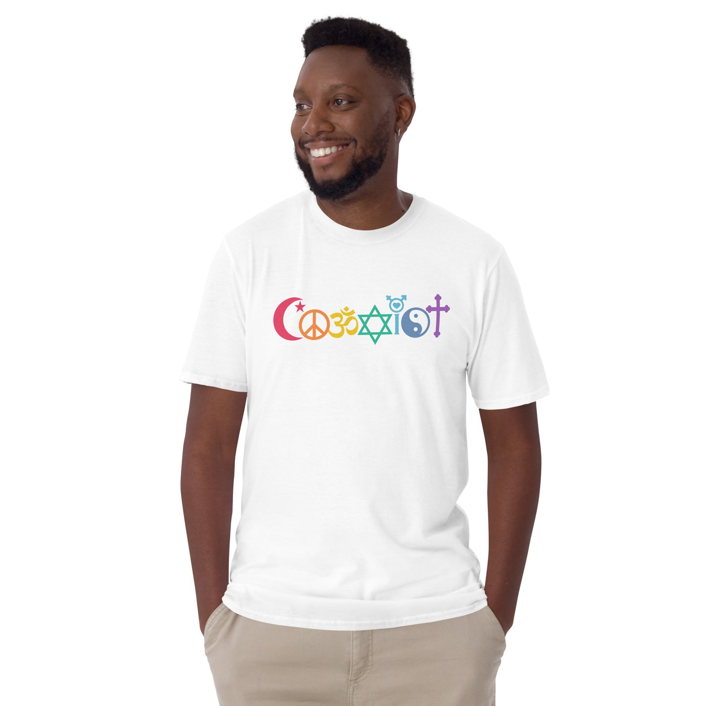 Coexist Rainbow Short-Sleeve Unisex T-Shirt