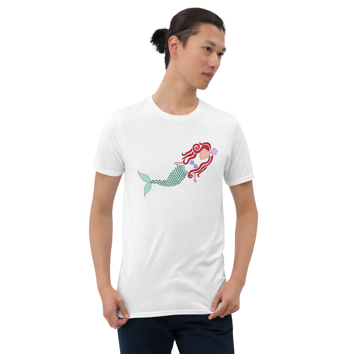 A Mermaid Under the Water Short-Sleeve Unisex T-Shirt