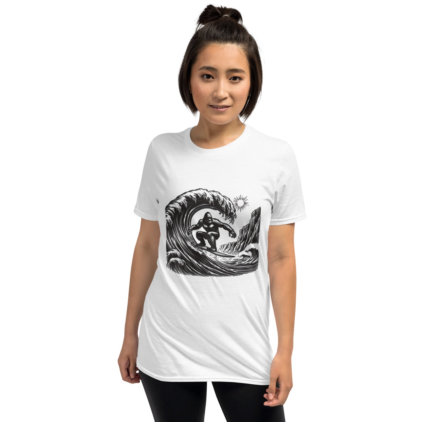 Surfing Ape Short-Sleeve Unisex T-Shirt