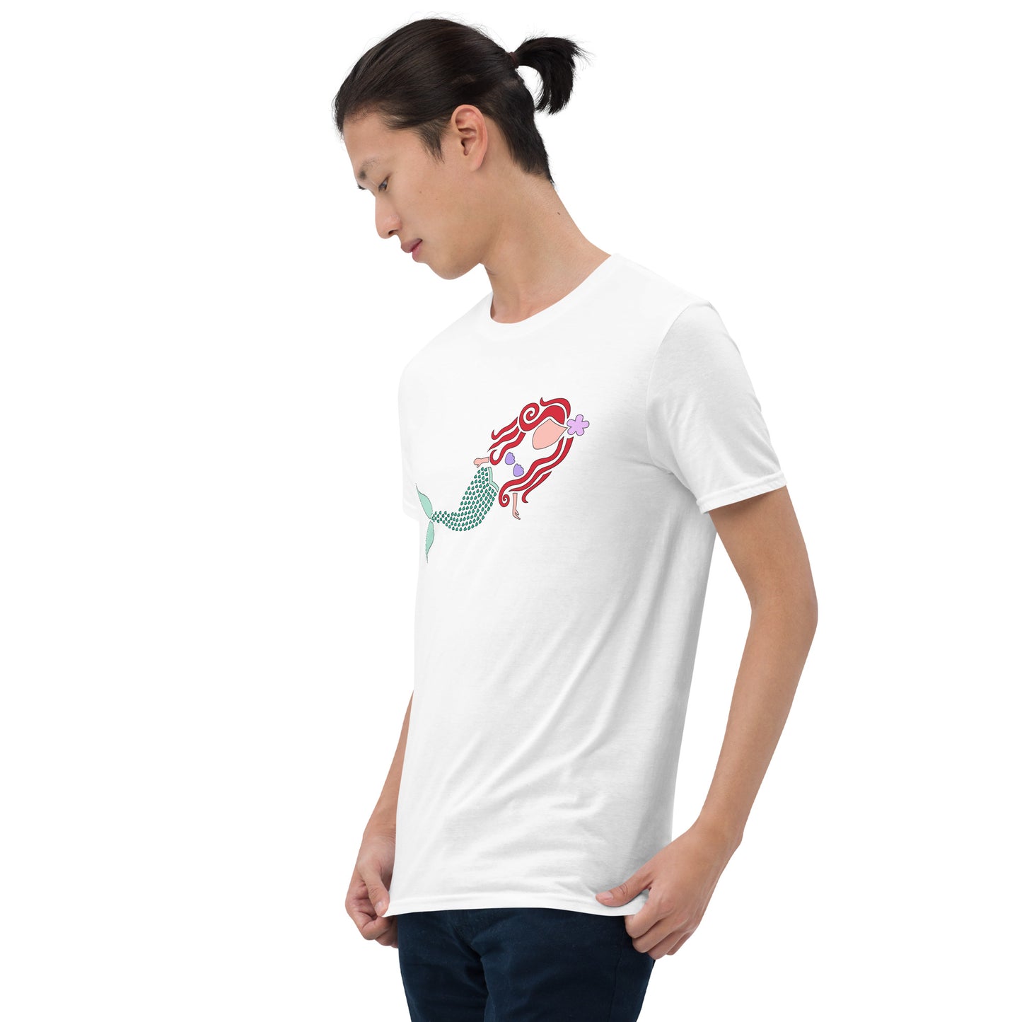 A Mermaid Under the Water Short-Sleeve Unisex T-Shirt