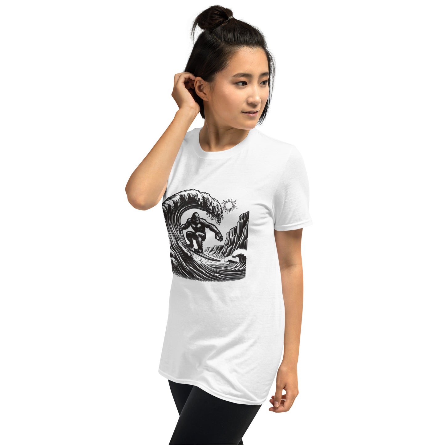 Surfing Ape Short-Sleeve Unisex T-Shirt