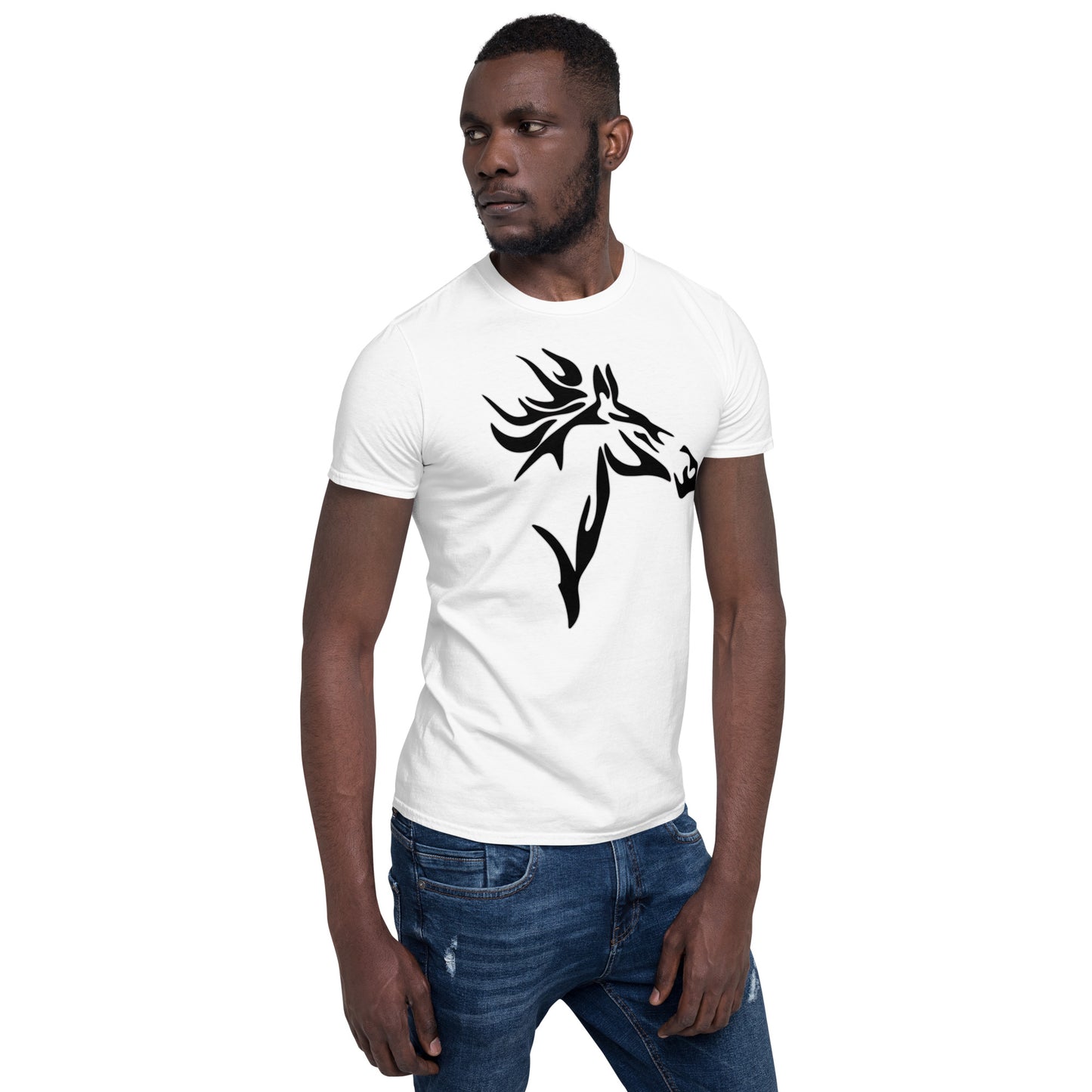Horse with the Flaming Mane Short-Sleeve Unisex T-Shirt