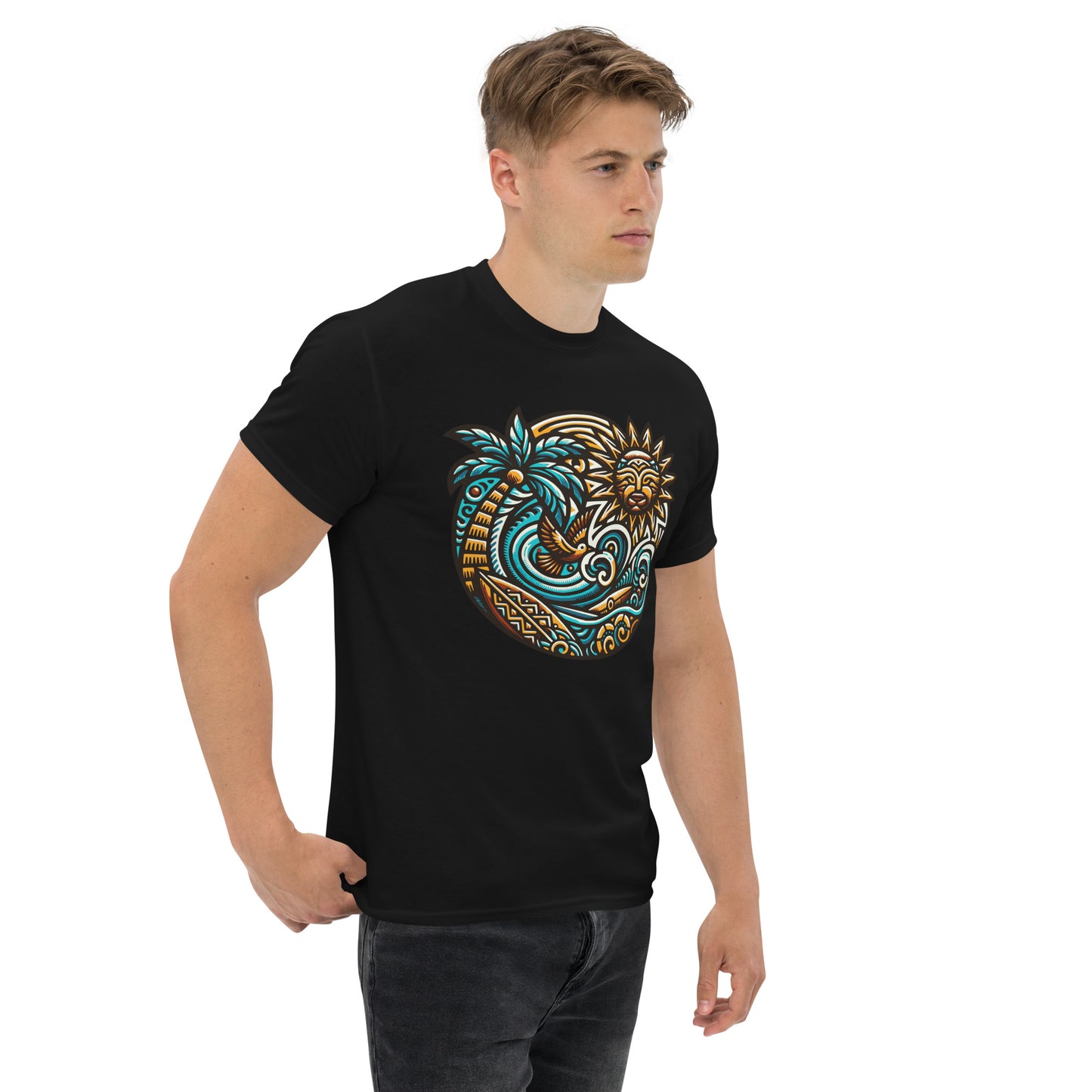 Tiki Beach Vibes Unisex Classic Tee