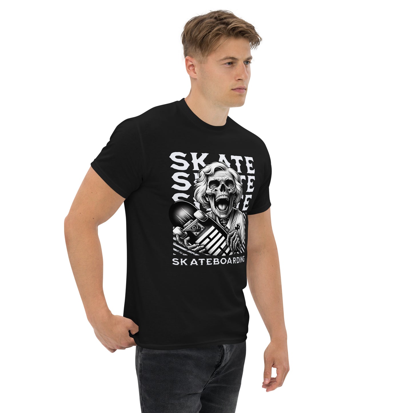 Screaming Skull Skateboarding Men's Classic Tee