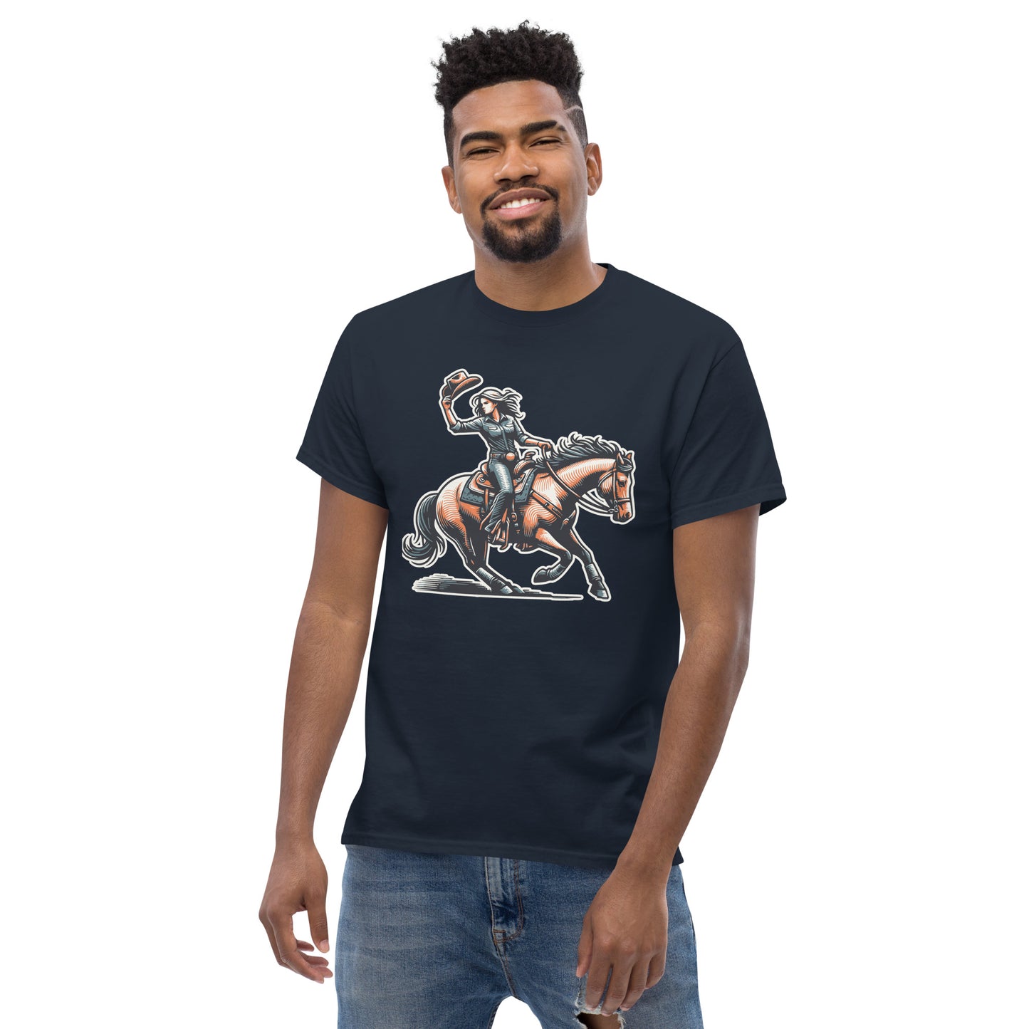 Cowgirl Yeehaw! Men's Classic Tee