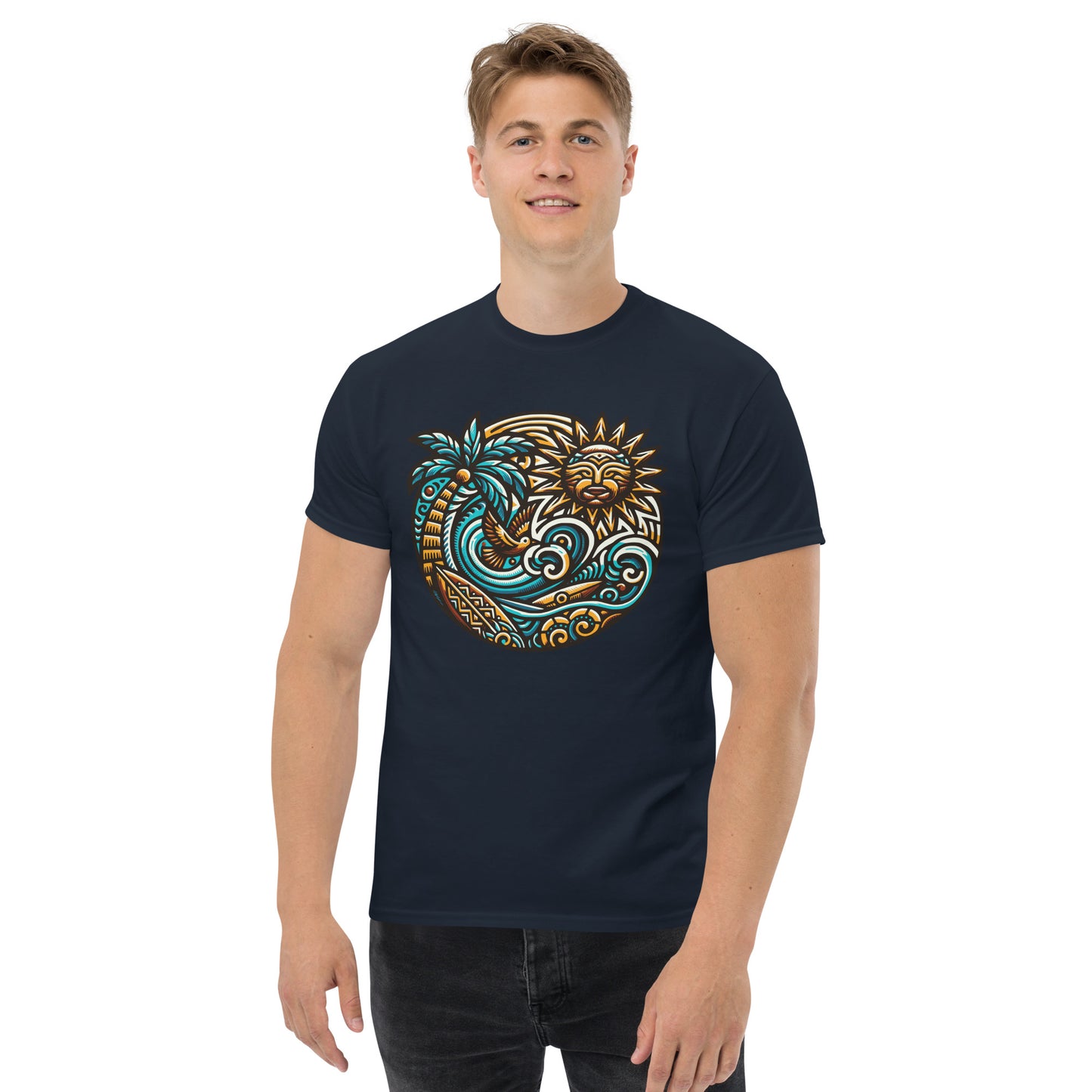 Tiki Beach Vibes Unisex Classic Tee