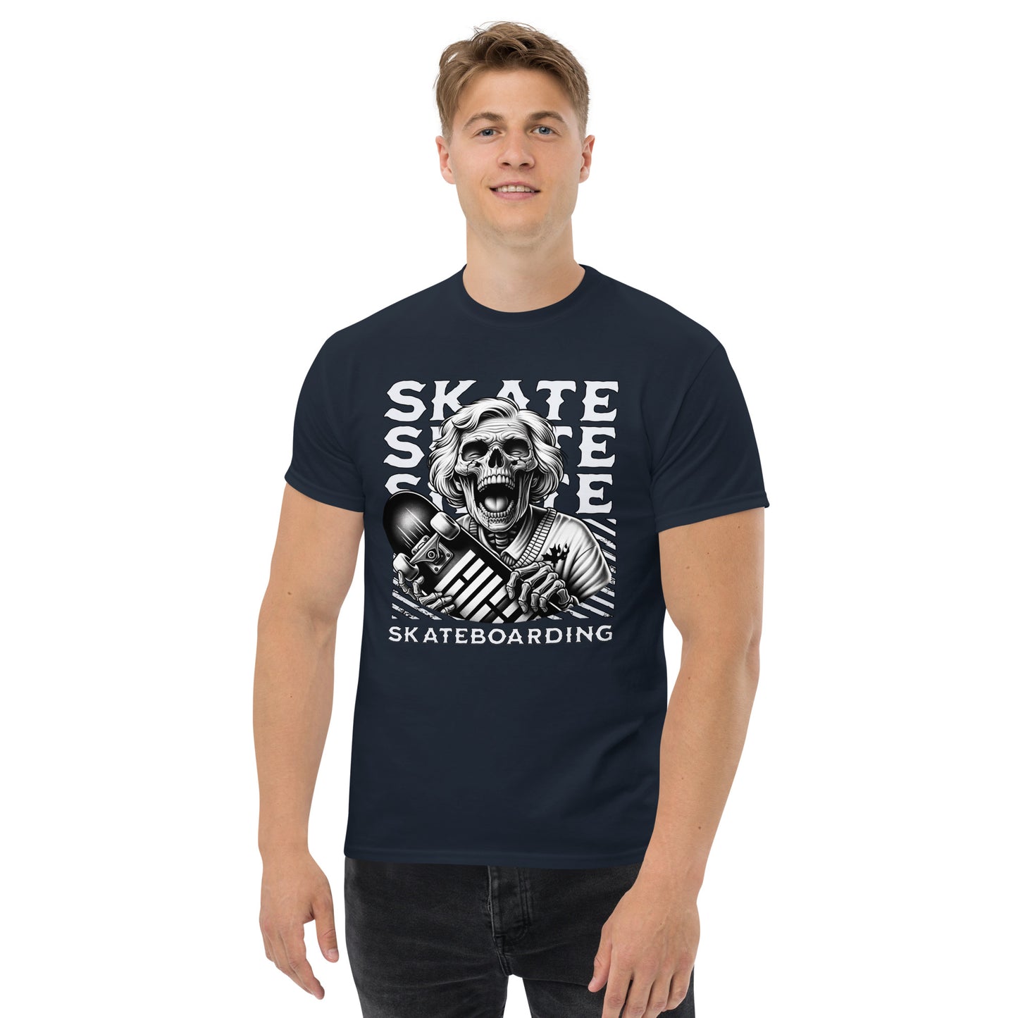 Screaming Skull Skateboarding Men's Classic Tee