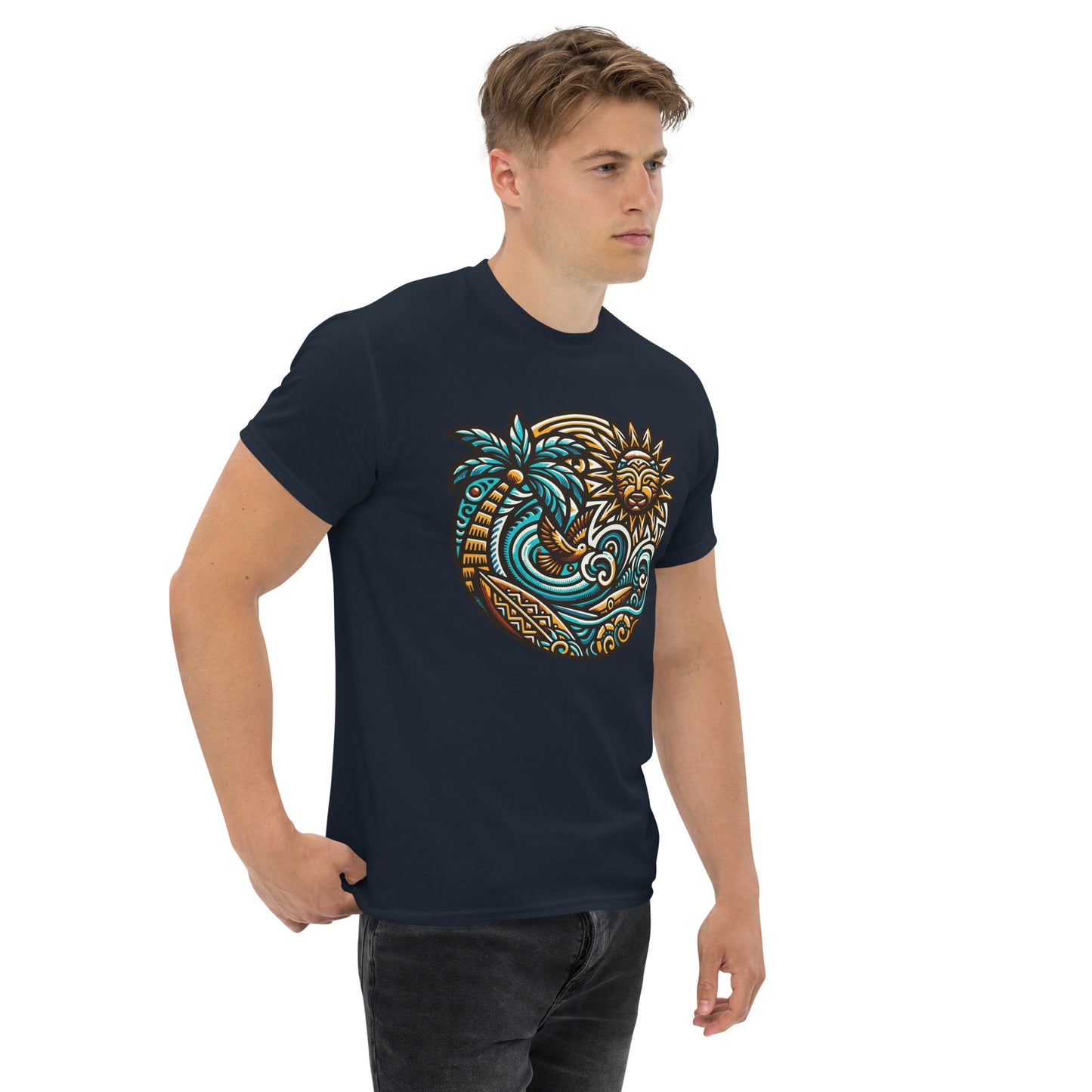 Tiki Beach Vibes Unisex Classic Tee