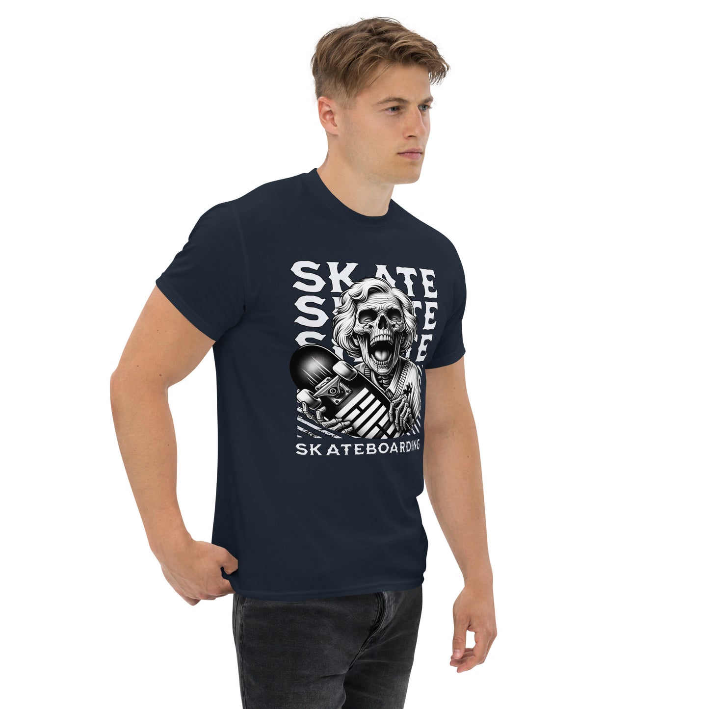 Screaming Skull Skateboarding Men's Classic Tee