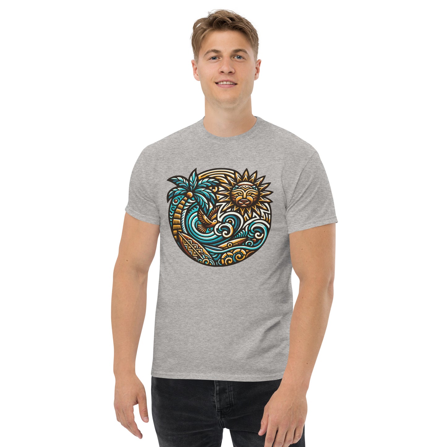 Tiki Beach Vibes Unisex Classic Tee