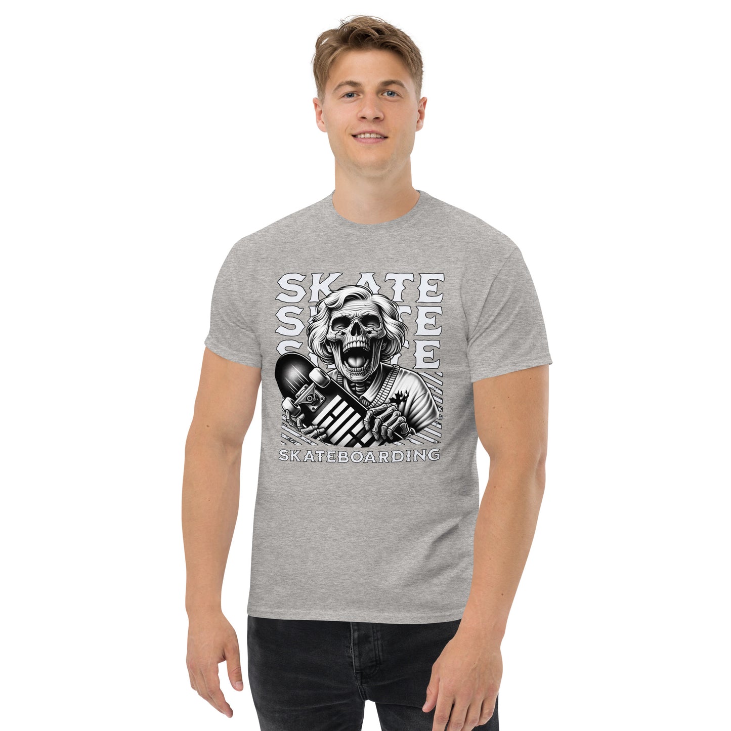 Screaming Skull Skateboarding Men's Classic Tee