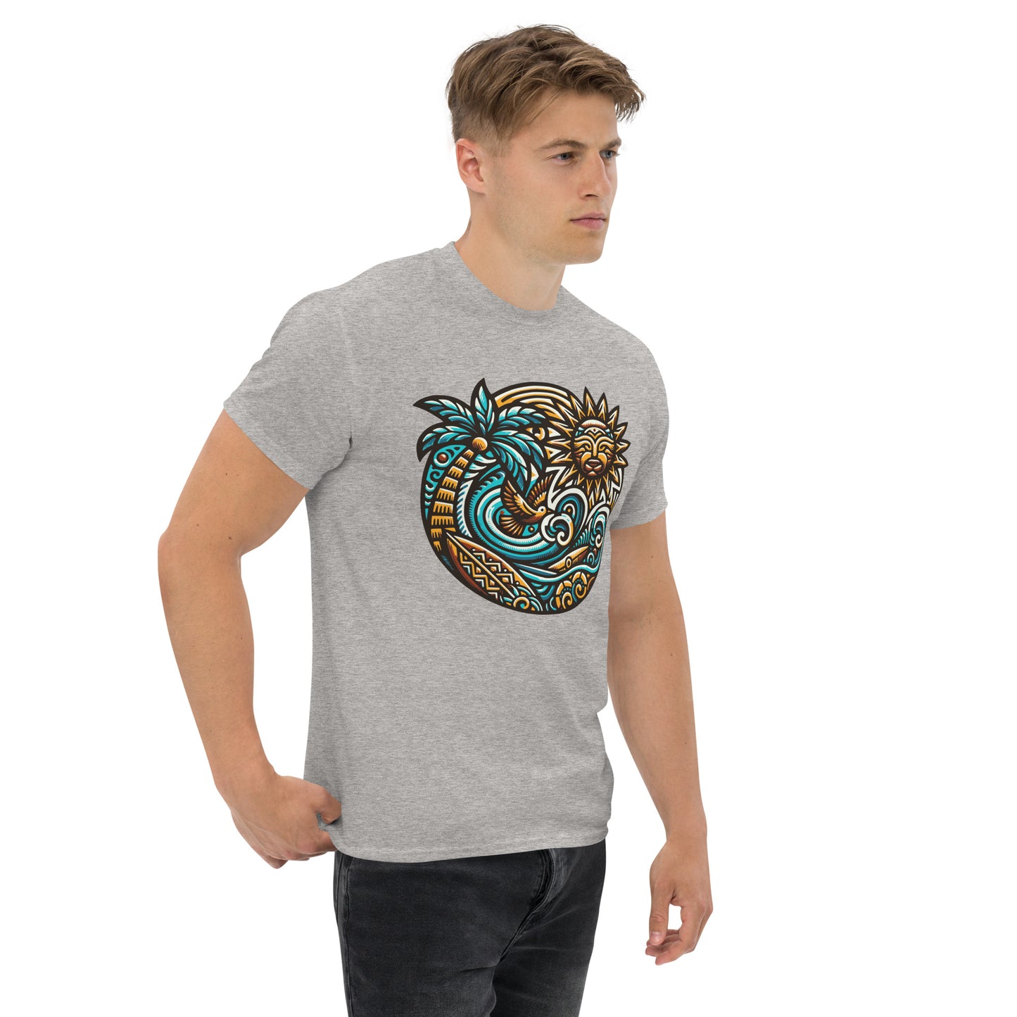 Tiki Beach Vibes Unisex Classic Tee