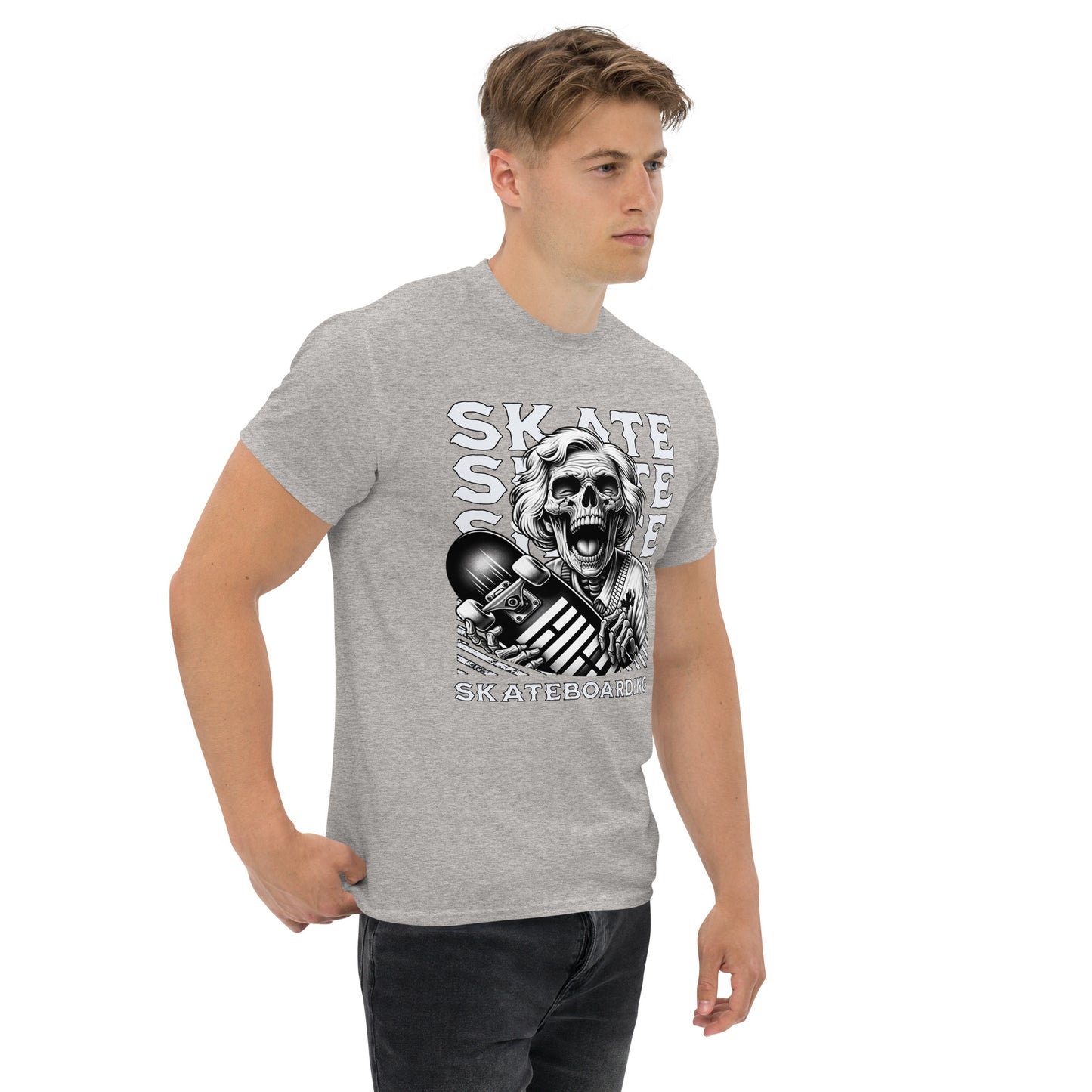 Screaming Skull Skateboarding Men's Classic Tee