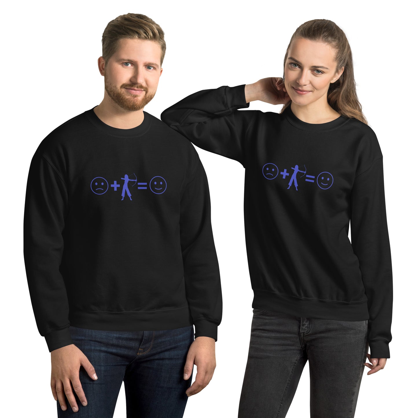 Archery Equals Happiness Unisex Sweatshirt