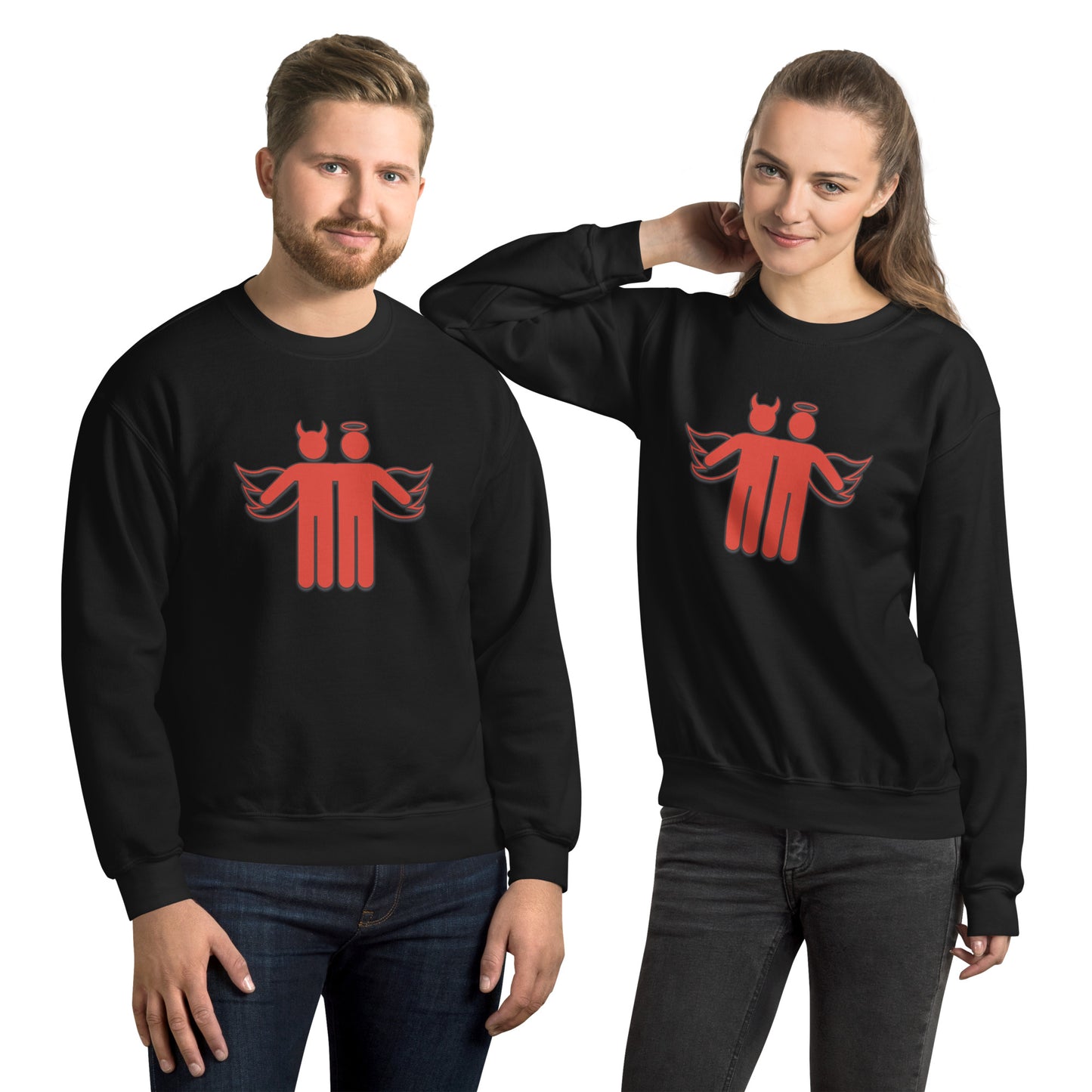 Devil & Angel Unisex Sweatshirt