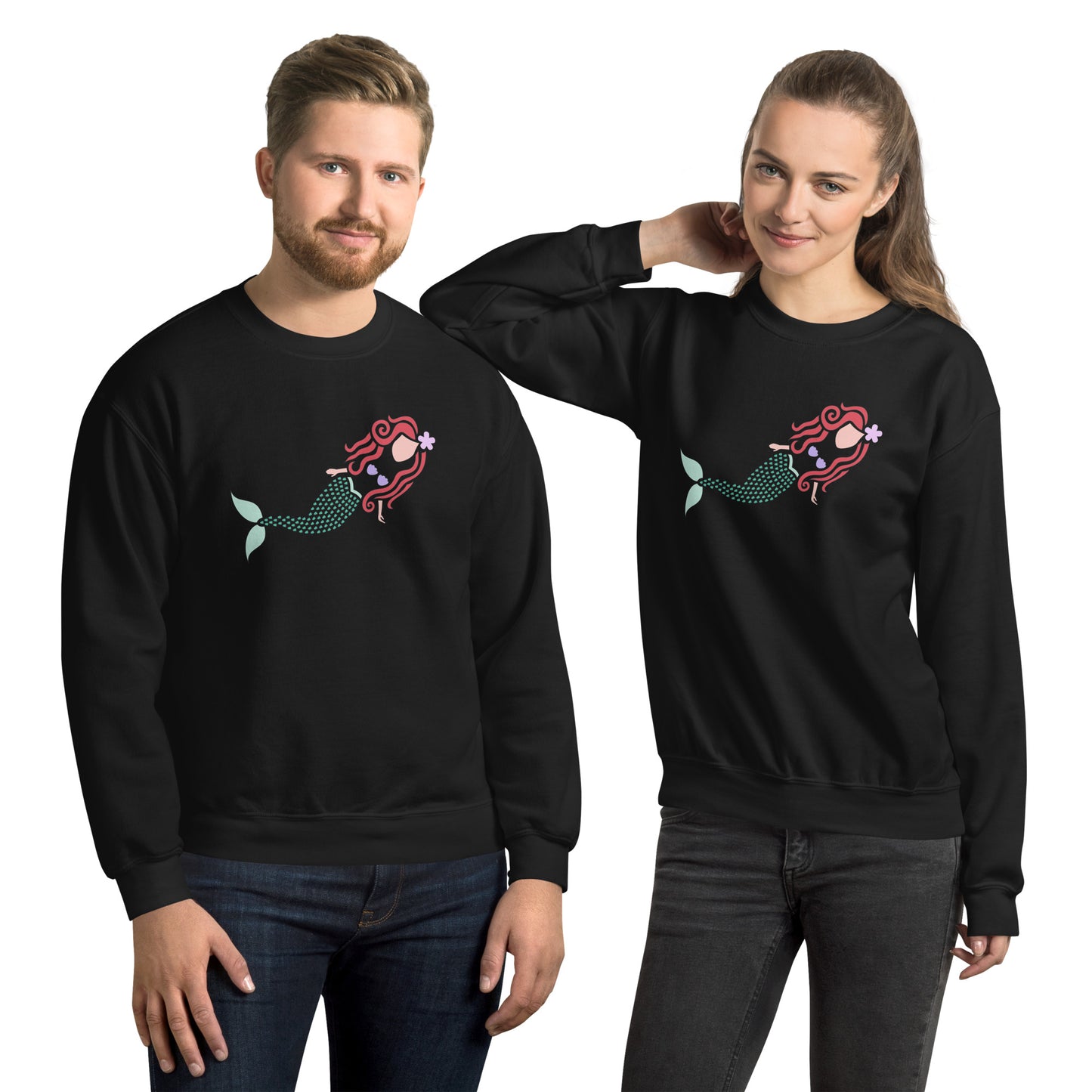 A Mermaid Under the Water Unisex Sweatshirt