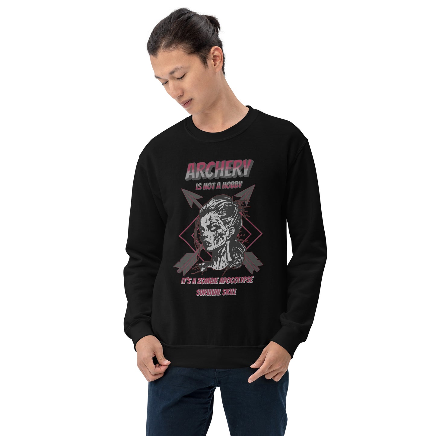 Archery Zombie Apocalypse Unisex Sweatshirt