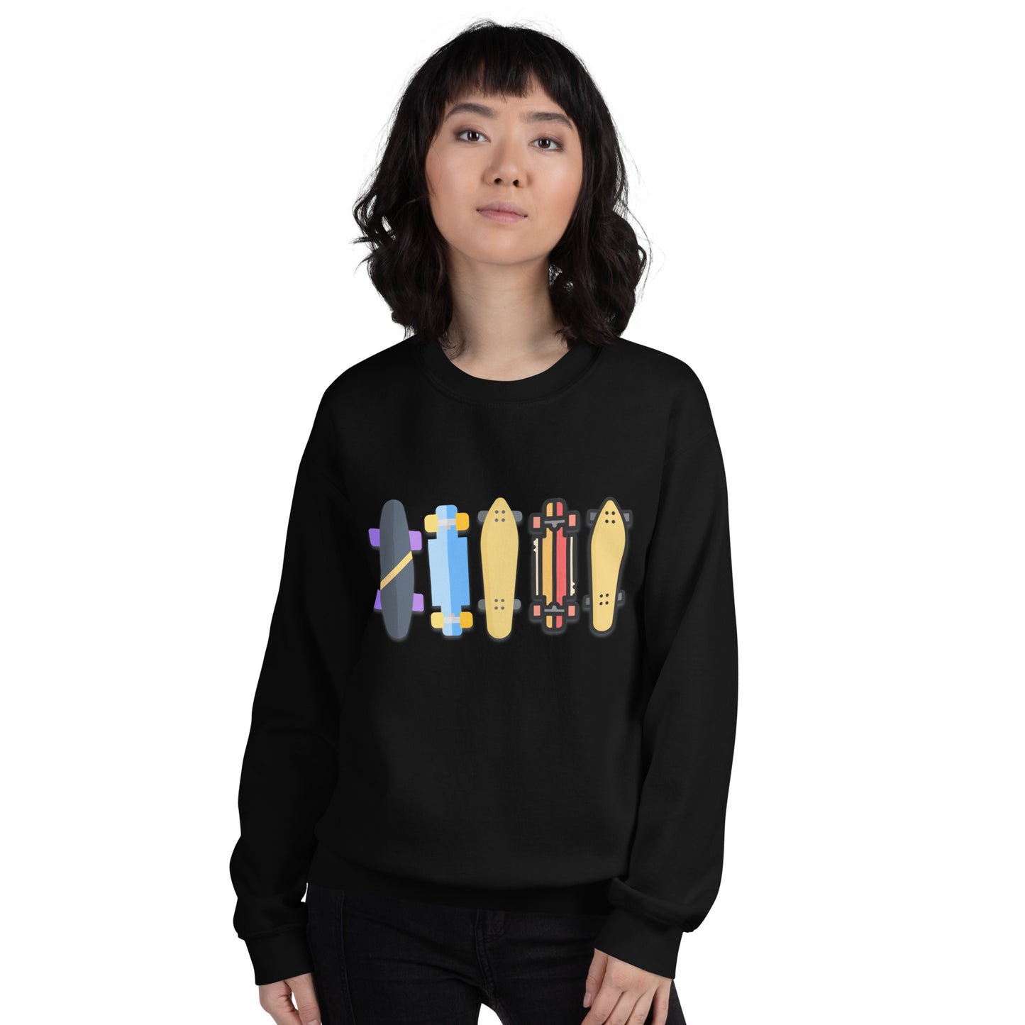 Skateboard Decks Unisex Sweatshirt