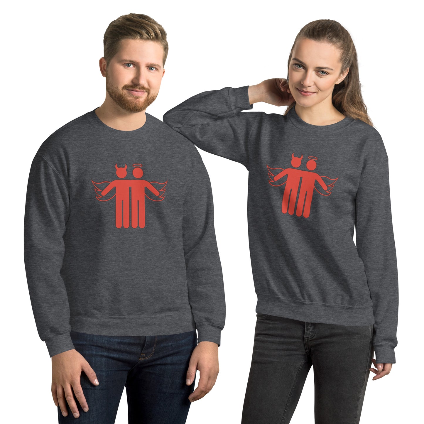 Devil & Angel Unisex Sweatshirt