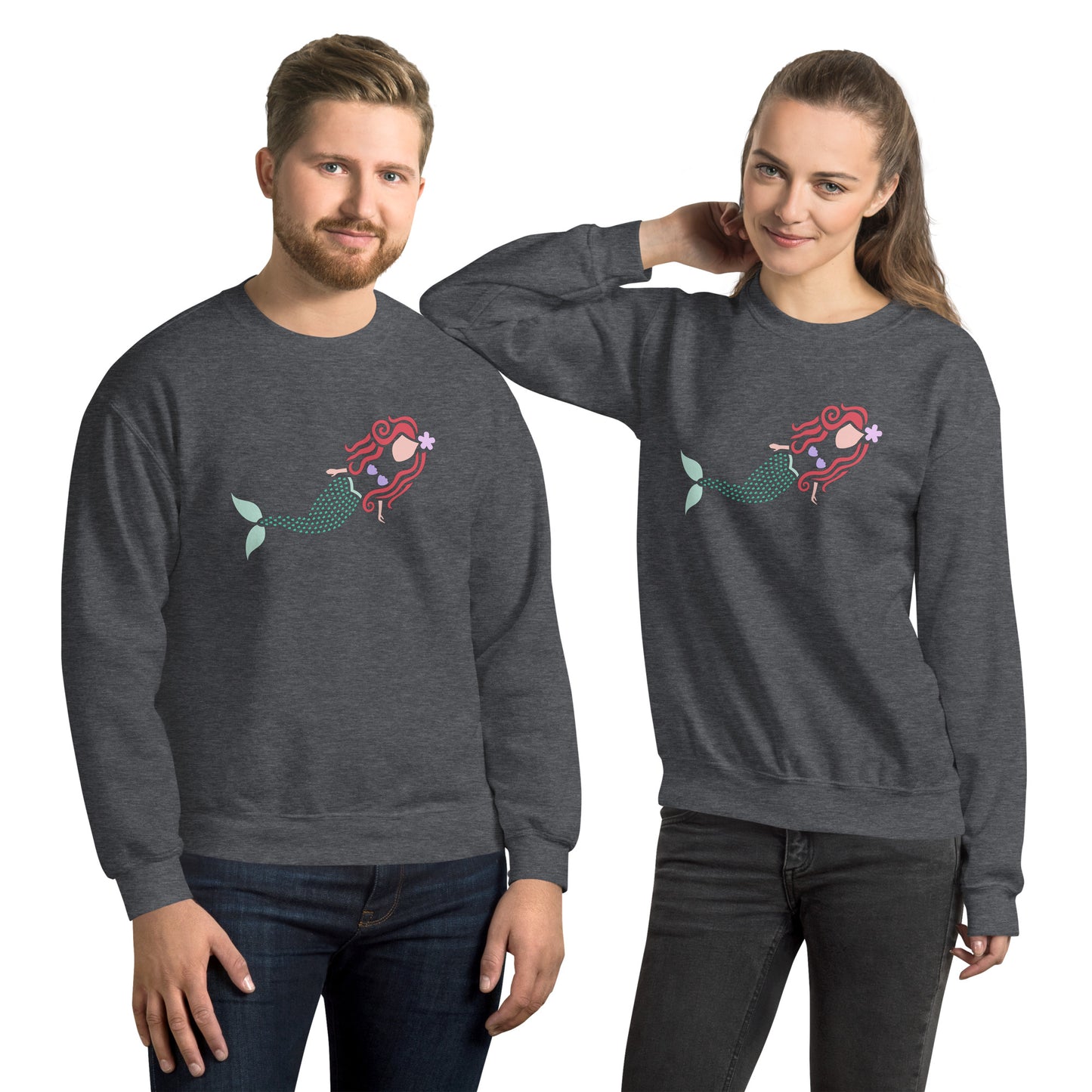 A Mermaid Under the Water Unisex Sweatshirt