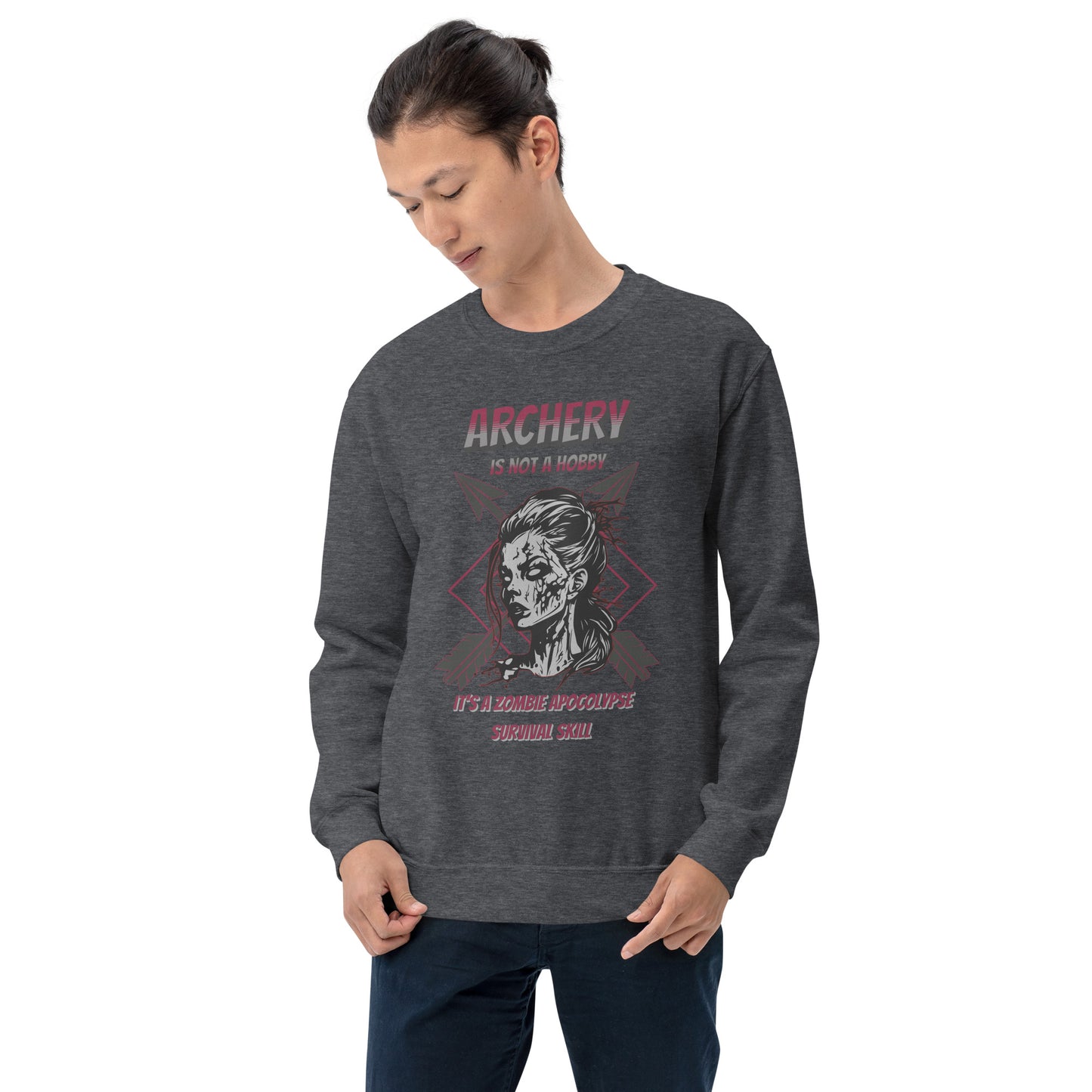 Archery Zombie Apocalypse Unisex Sweatshirt