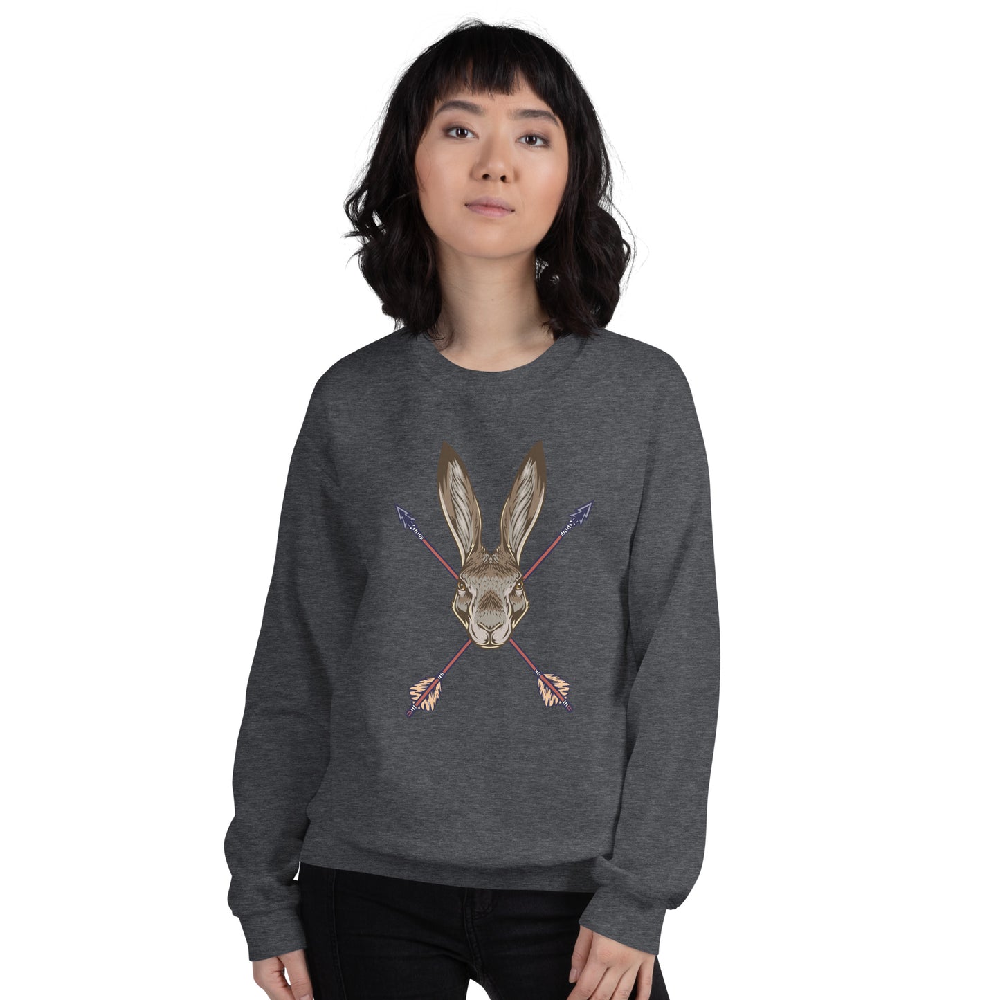 Archery Hunting Rabbits Unisex Sweatshirt