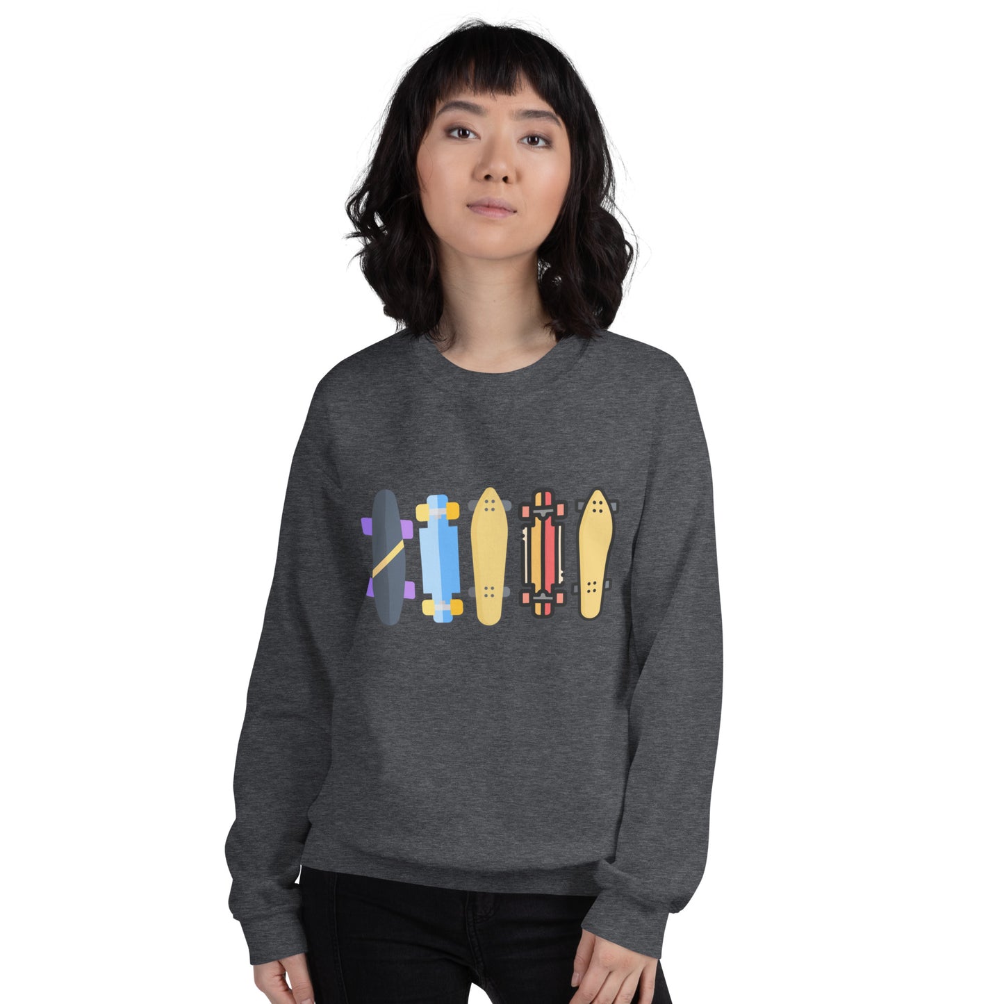 Skateboard Decks Unisex Sweatshirt