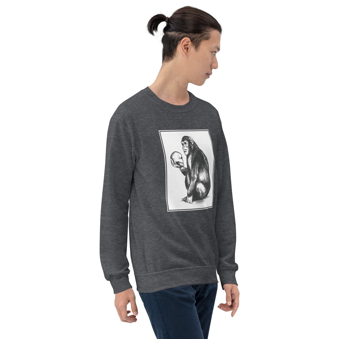 Chimp Thinker Unisex Sweatshirt