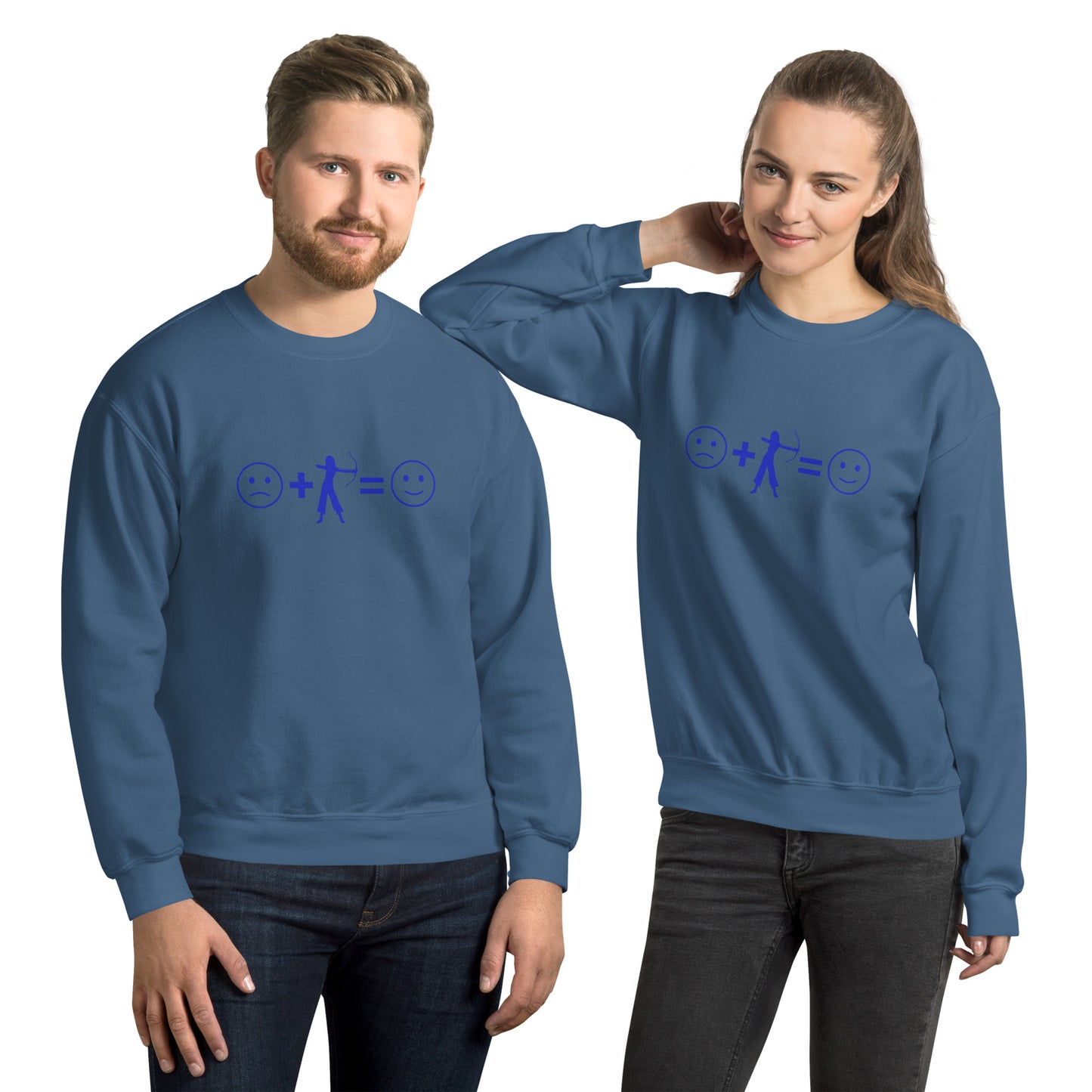 Archery Equals Happiness Unisex Sweatshirt